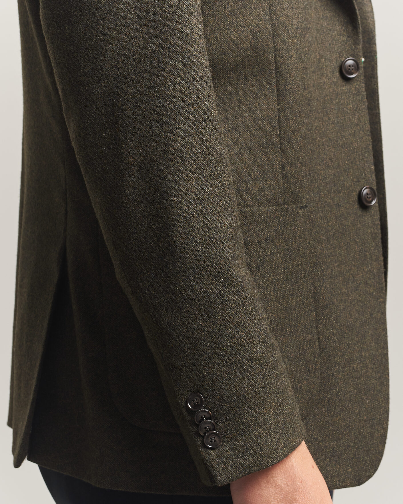 Herre | Dressjakker | Tiger of Sweden | Justin Wool Flannel Suit Blazer Muted Canopy