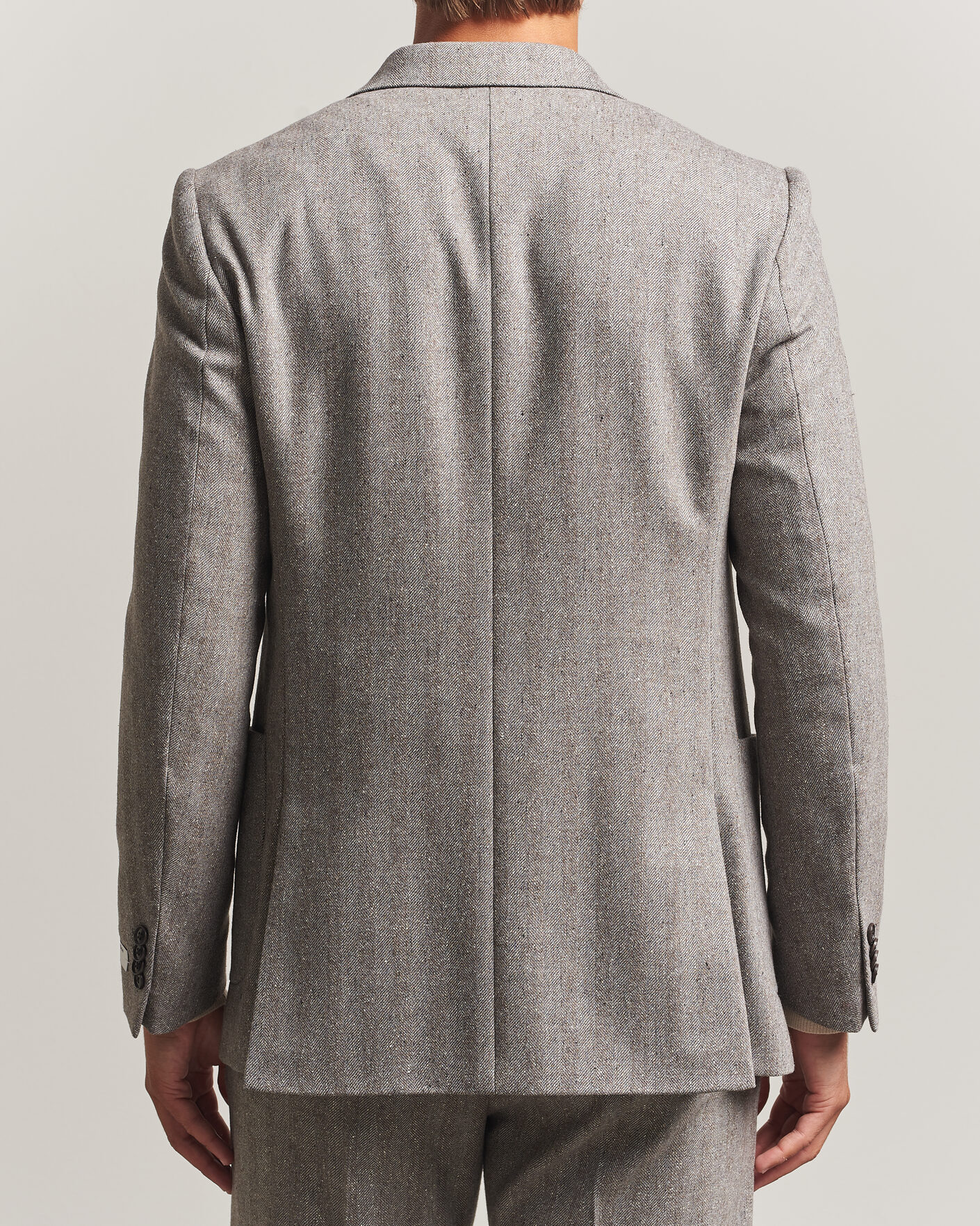 Herre | Dressjakker | Tiger of Sweden | Justin Wool Donegal Suit Blazer Dark Stone