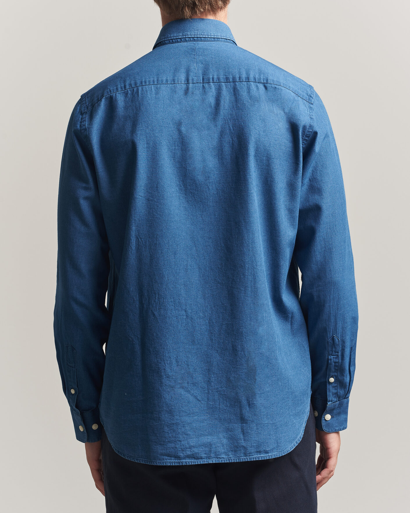 Herre | Skjorter | Tiger of Sweden | Bjorn Denim Shirt Blue