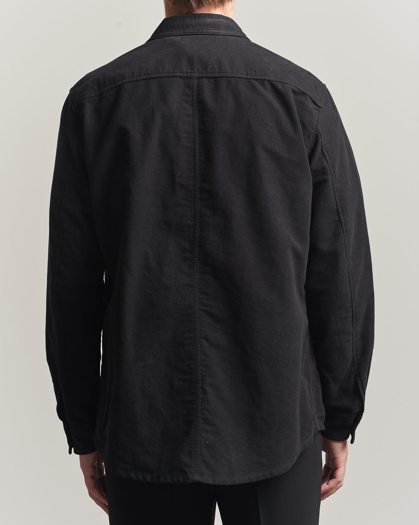Herre | Skjorter | Tiger of Sweden | Bishop Cotton Overshirt Black