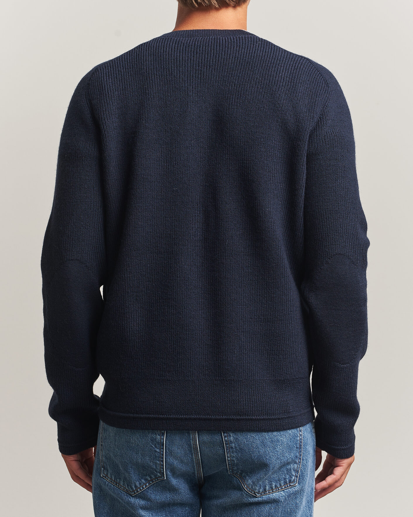 Herre | Gensere | Tiger of Sweden | Logan Wool Knitted V-Neck Night Grape