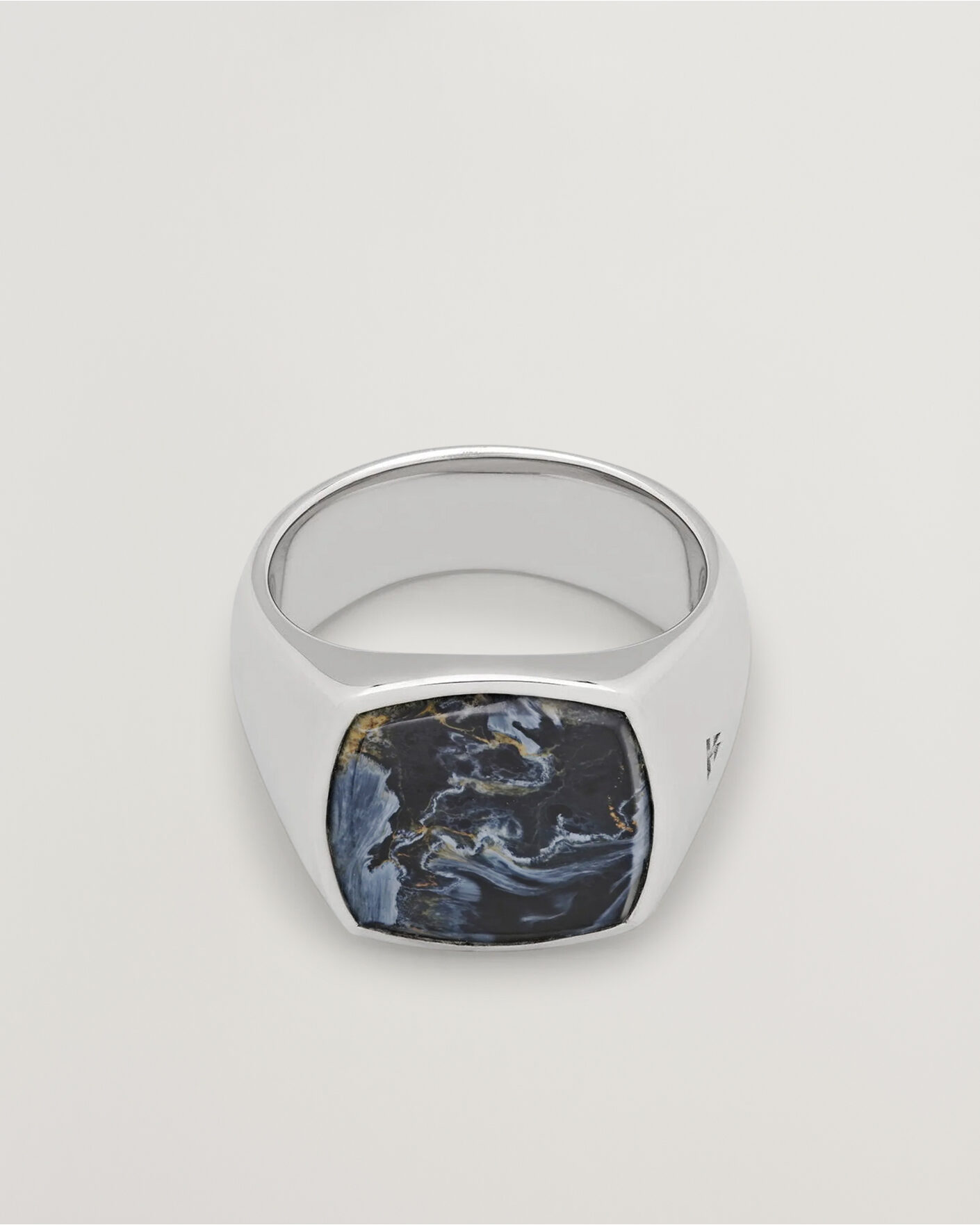 Herre | Smykker | Tom Wood | Cushion Pietersite Ring Silver