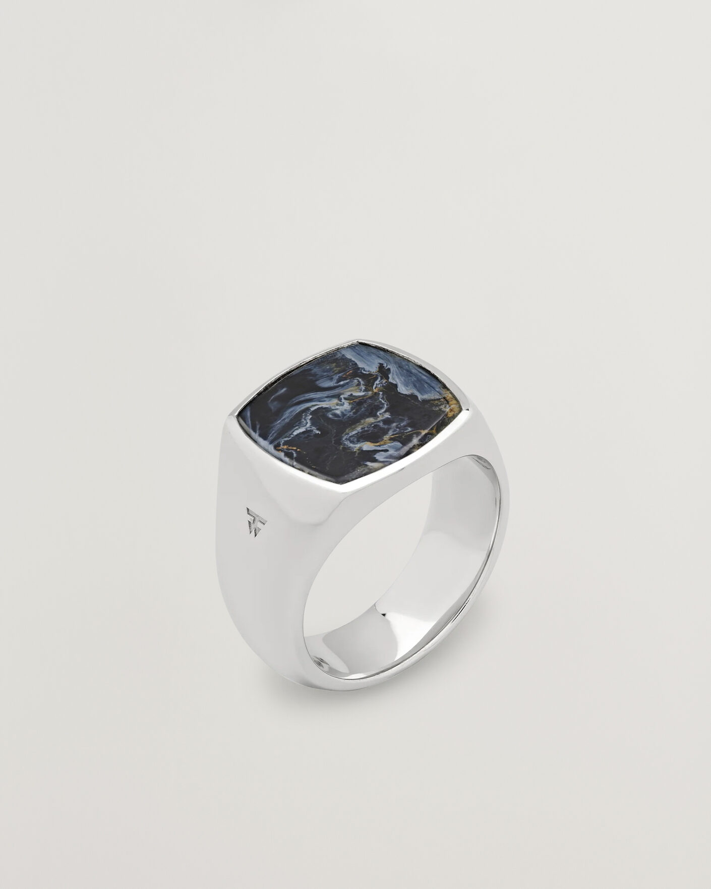 Herre | Smykker | Tom Wood | Cushion Pietersite Ring Silver