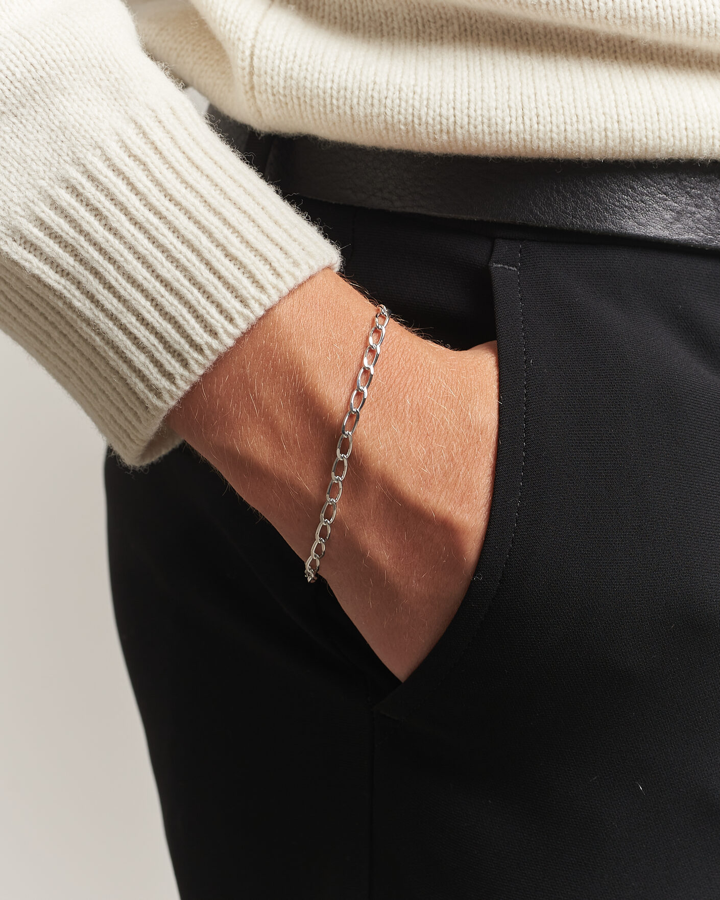 Herre | Smykker | Tom Wood | Arlo Medium Bracelet Silver