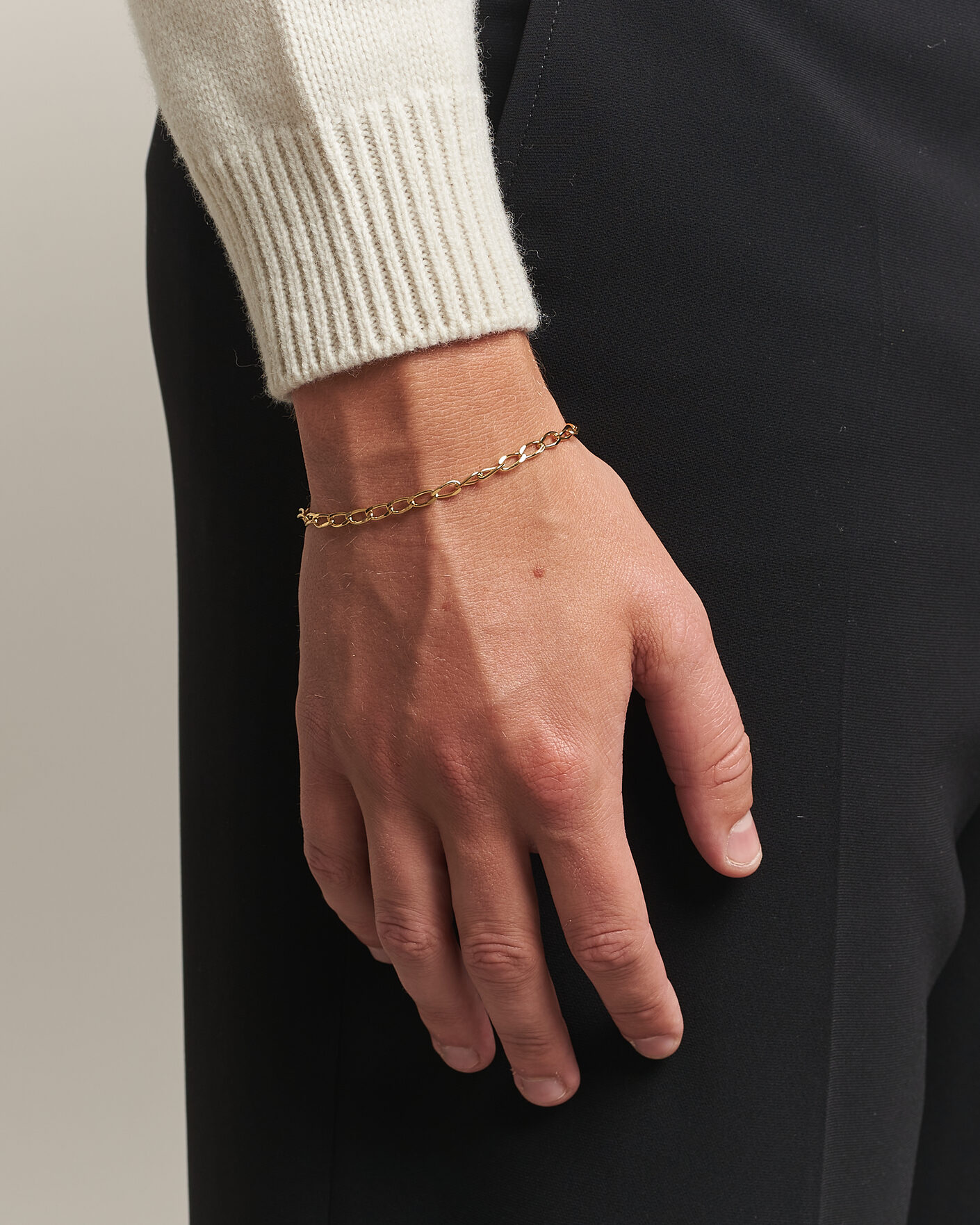 Herre | Smykker | Tom Wood | Arlo Medium Bracelet Gold