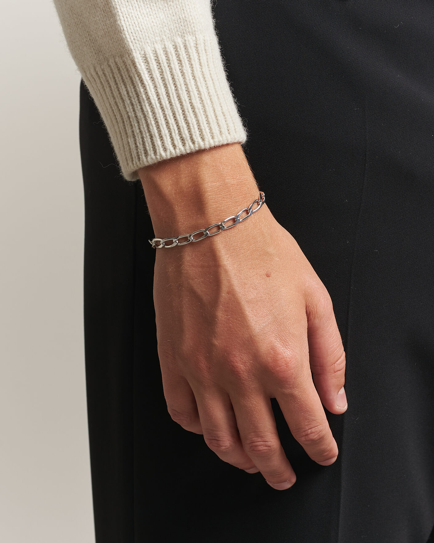 Herre | Smykker | Tom Wood | Arlo Large Bracelet Silver