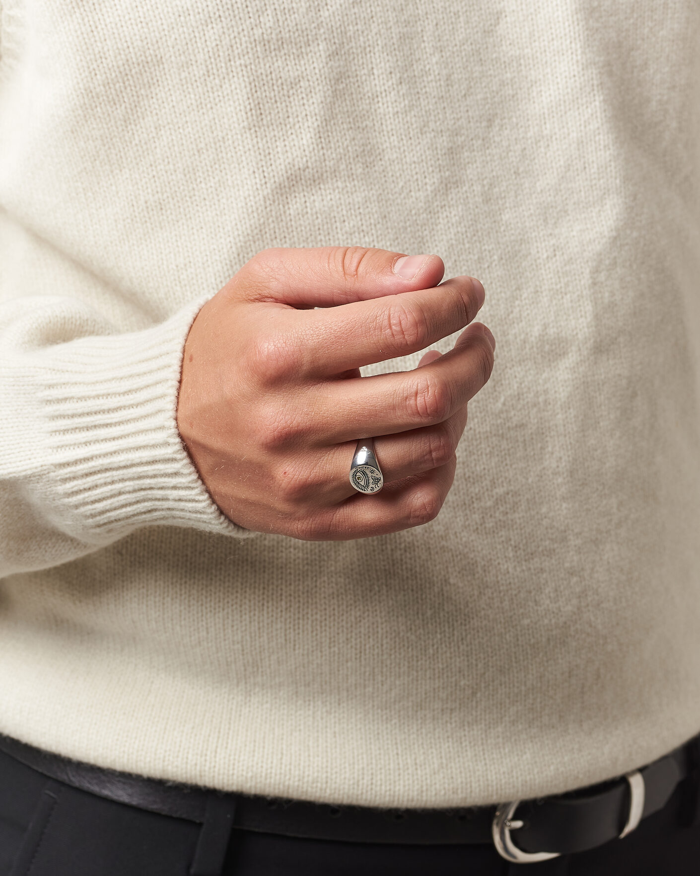 Herre | Smykker | Tom Wood | Butterfly Ring Silver