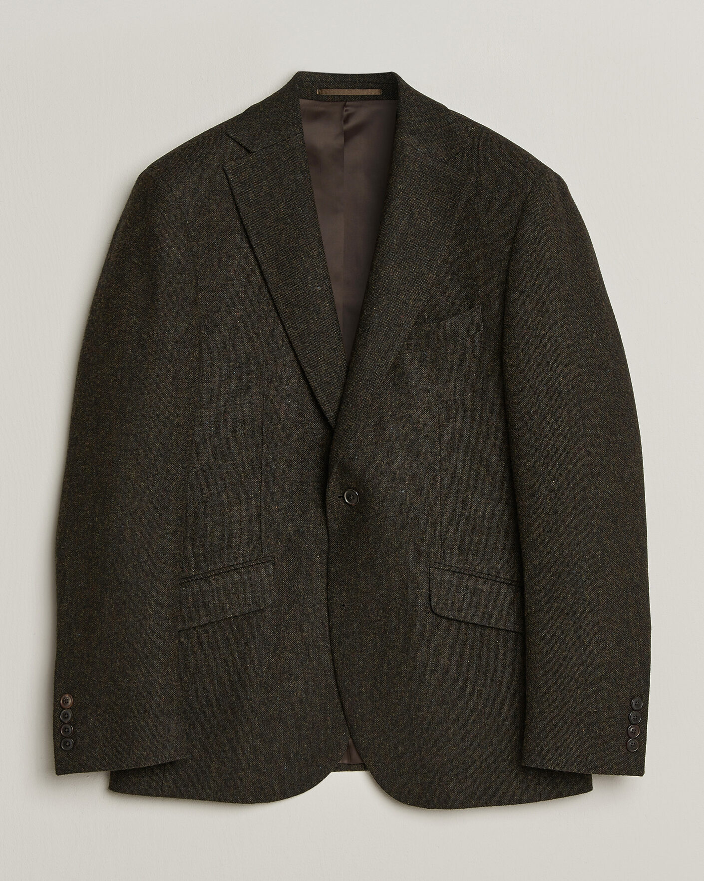 Herre | Dressjakker | Walker Slater | Edward Shetland Wool Donegal Blazer Brown