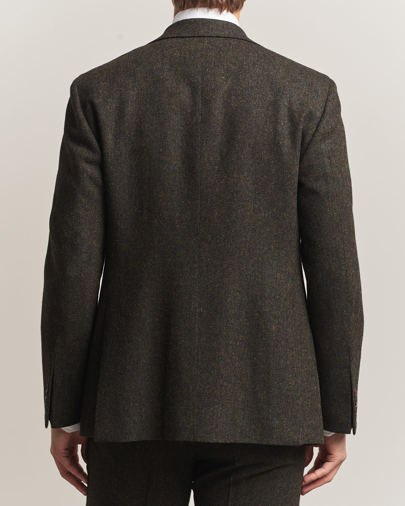 Herre | Dressjakker | Walker Slater | Edward Shetland Wool Donegal Blazer Brown