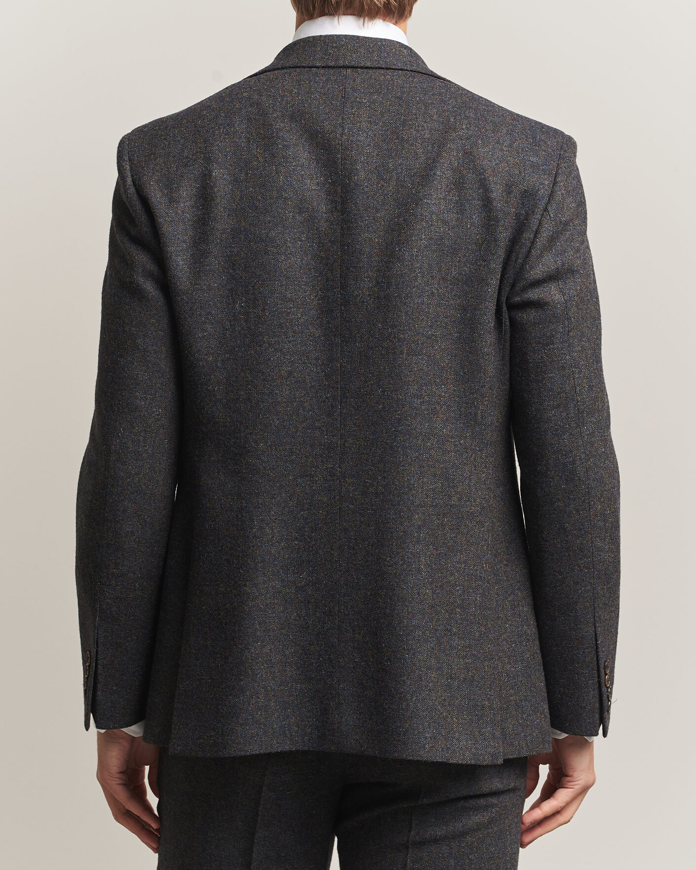 Herre | Dressjakker | Walker Slater | Edward Shetland Wool Donegal Blazer Navy