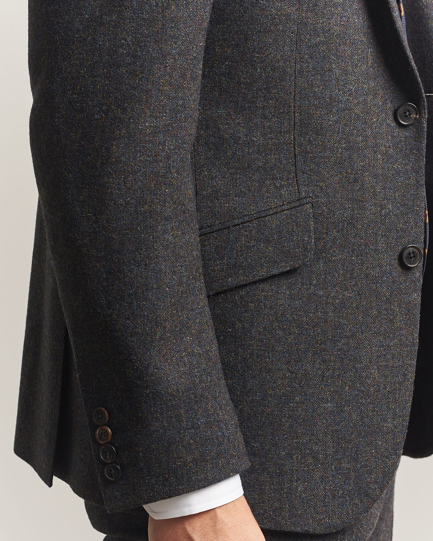 Herre | Dressjakker | Walker Slater | Edward Shetland Wool Donegal Blazer Navy