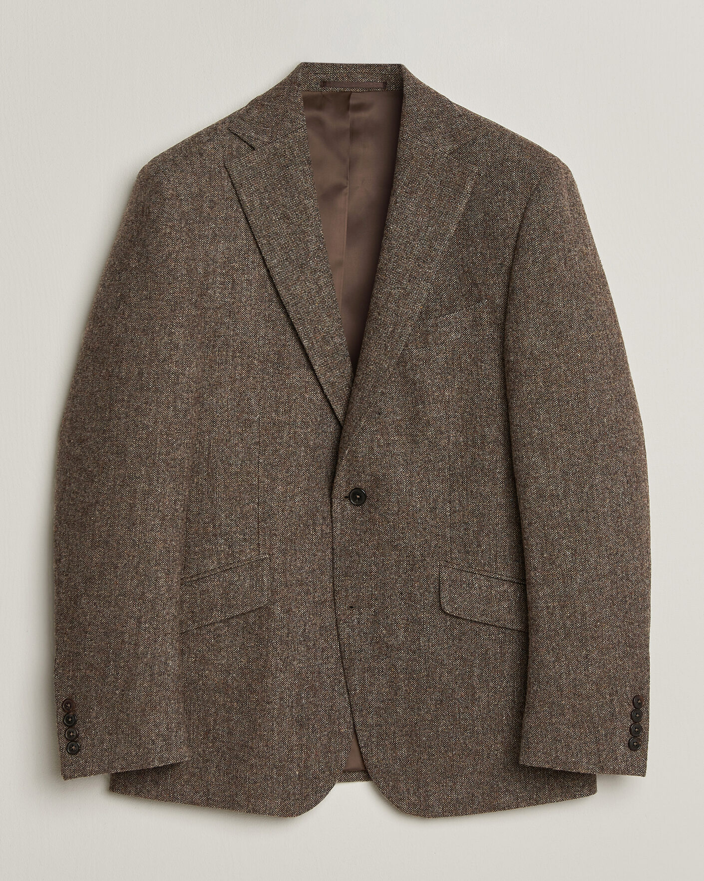 Herre | Dressjakker | Walker Slater | Edward Shetland Wool Donegal Blazer Tobacco