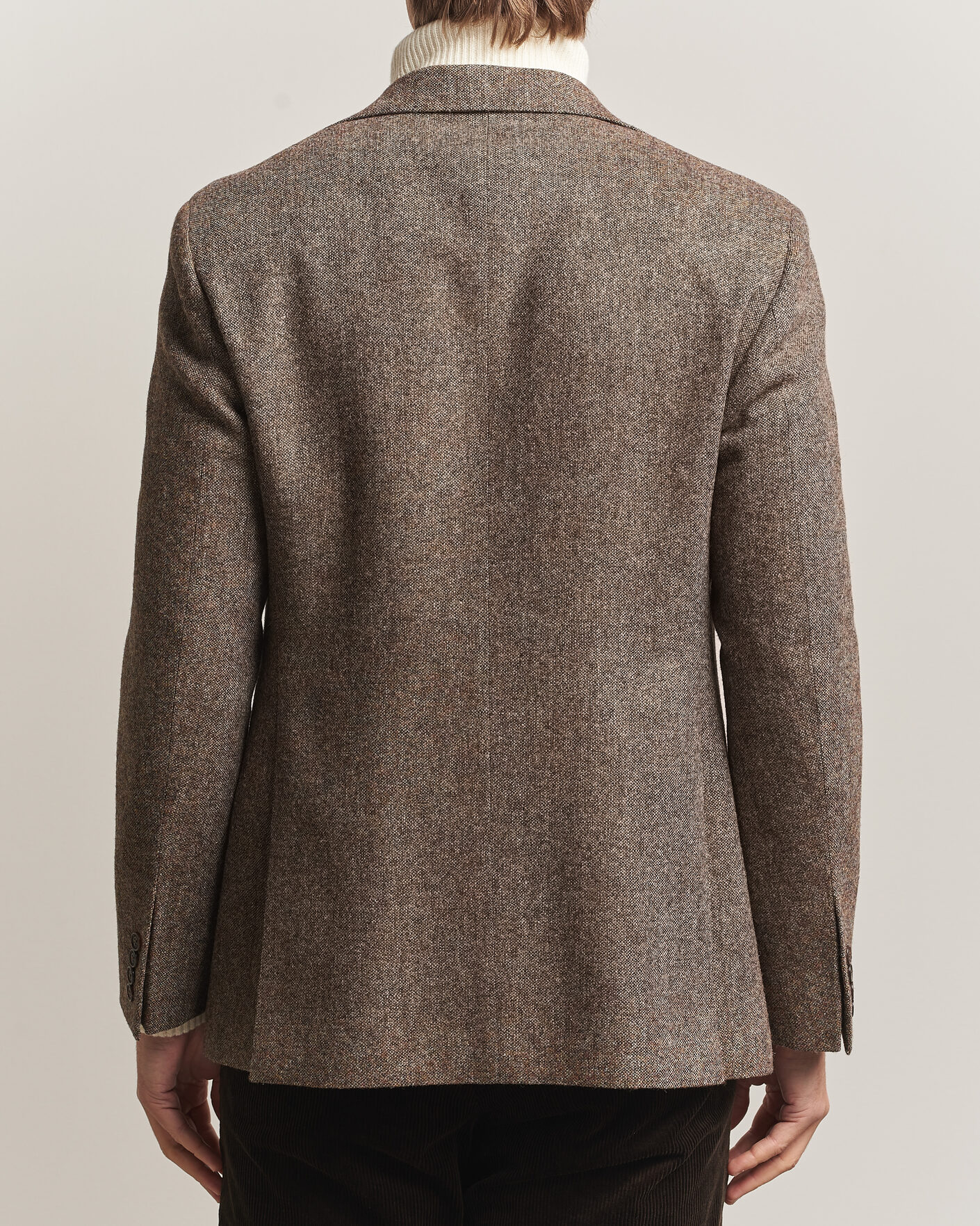 Herre | Dressjakker | Walker Slater | Edward Shetland Wool Donegal Blazer Tobacco