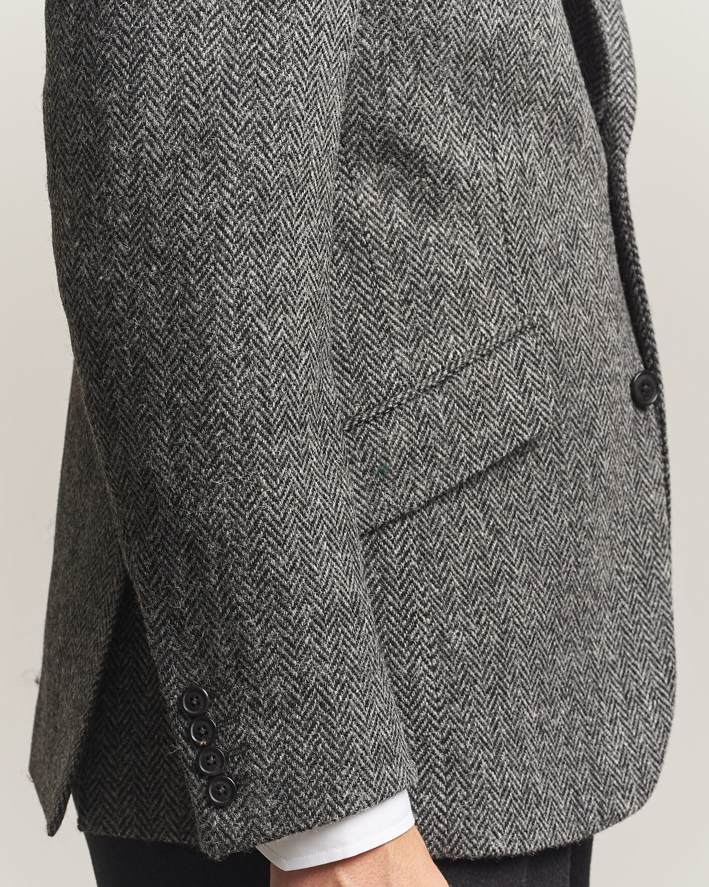 Herre | Dressjakker | Walker Slater | Edward Harris Tweed Herringbone Blazer Charcoal