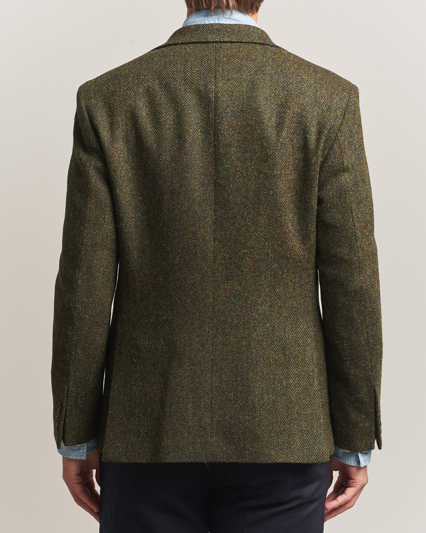 Herre | Dressjakker | Walker Slater | Edward Harris Tweed Herringbone Blazer Green