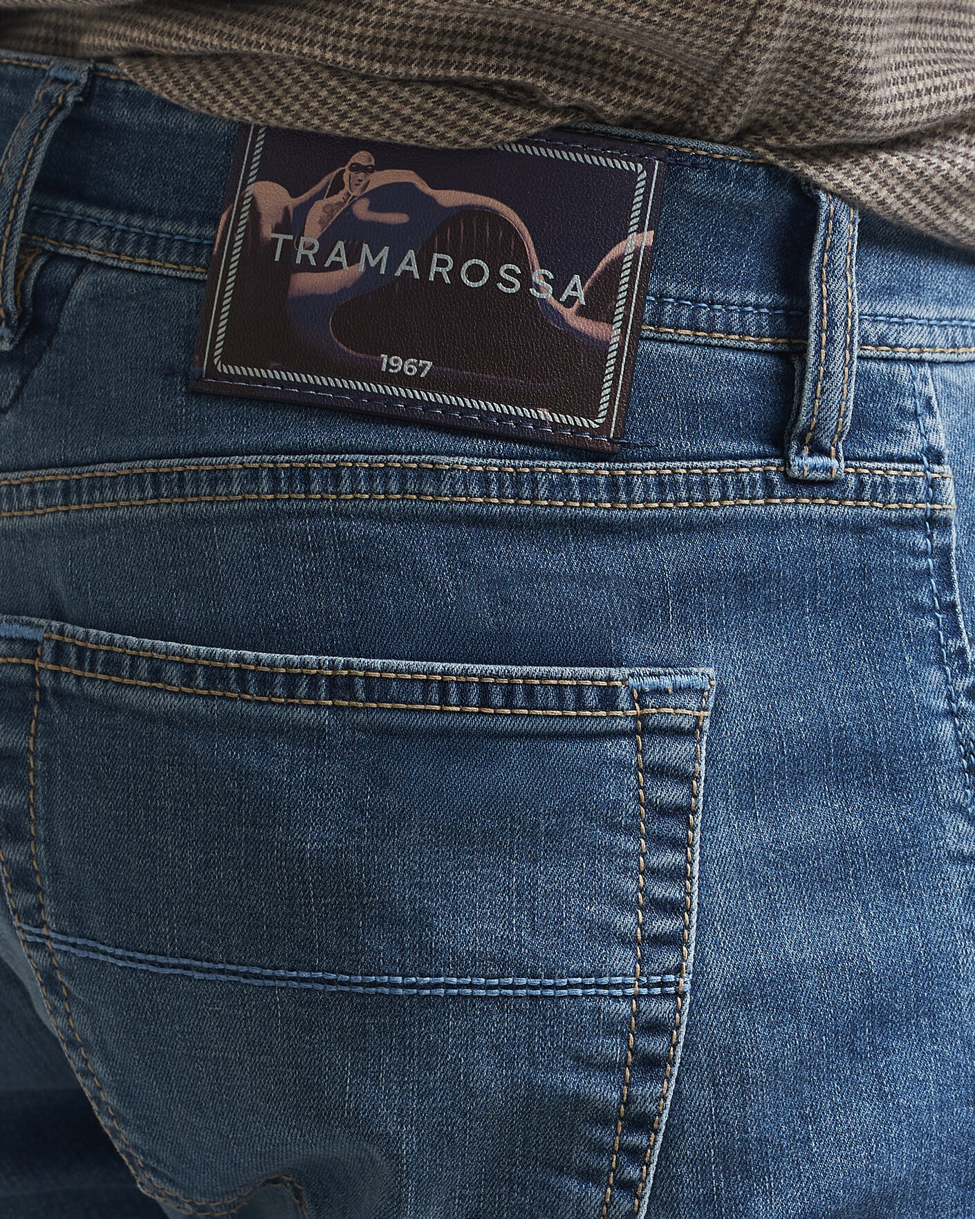 Herre | Jeans | Tramarossa | Michelangelo Stretch Jeans Light Blue
