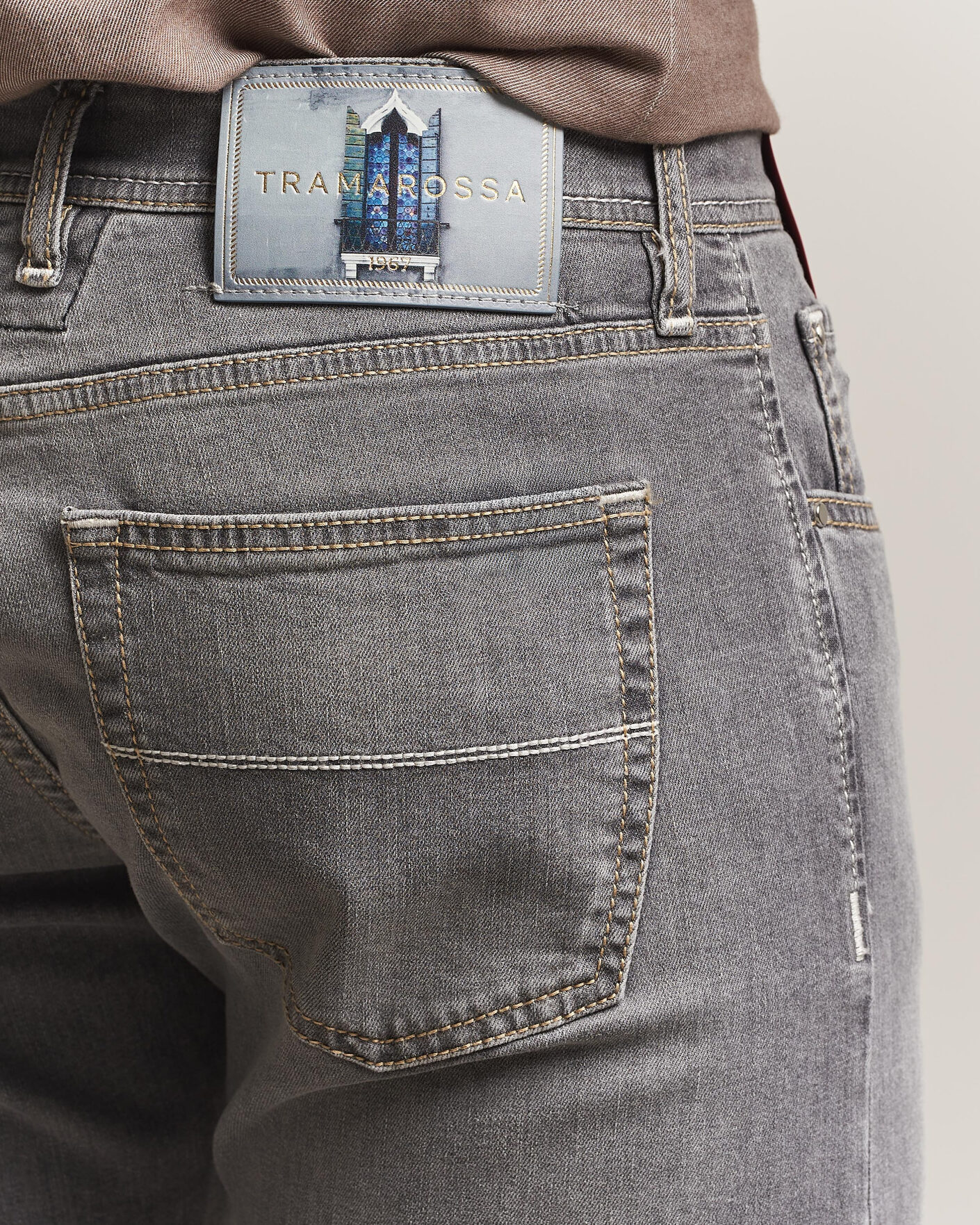 Herre | Jeans | Tramarossa | Michelangelo Stretch Jeans Light Grey