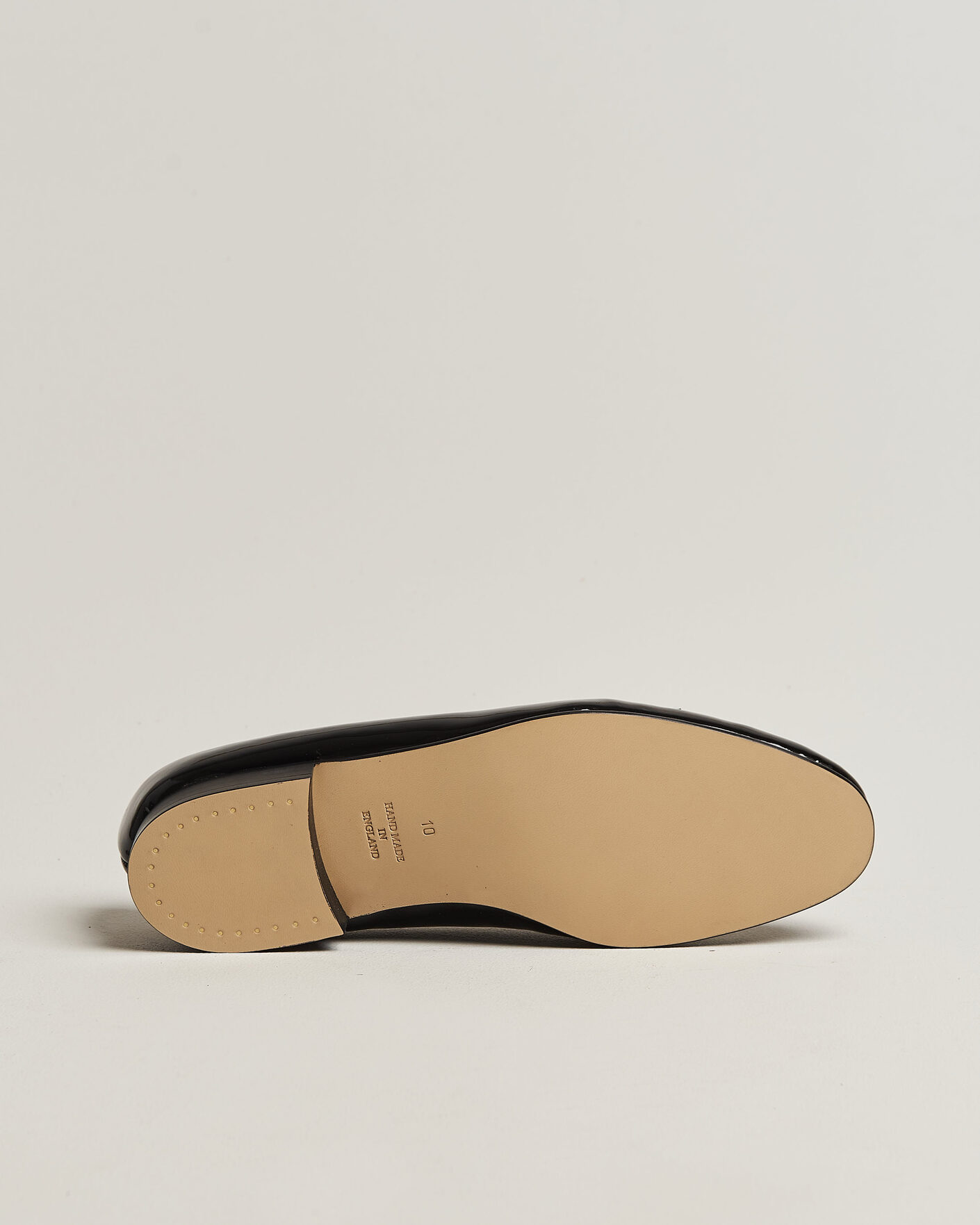 Herre | Lakksko | Bowhill & Elliott | Patent Opera Pump Black