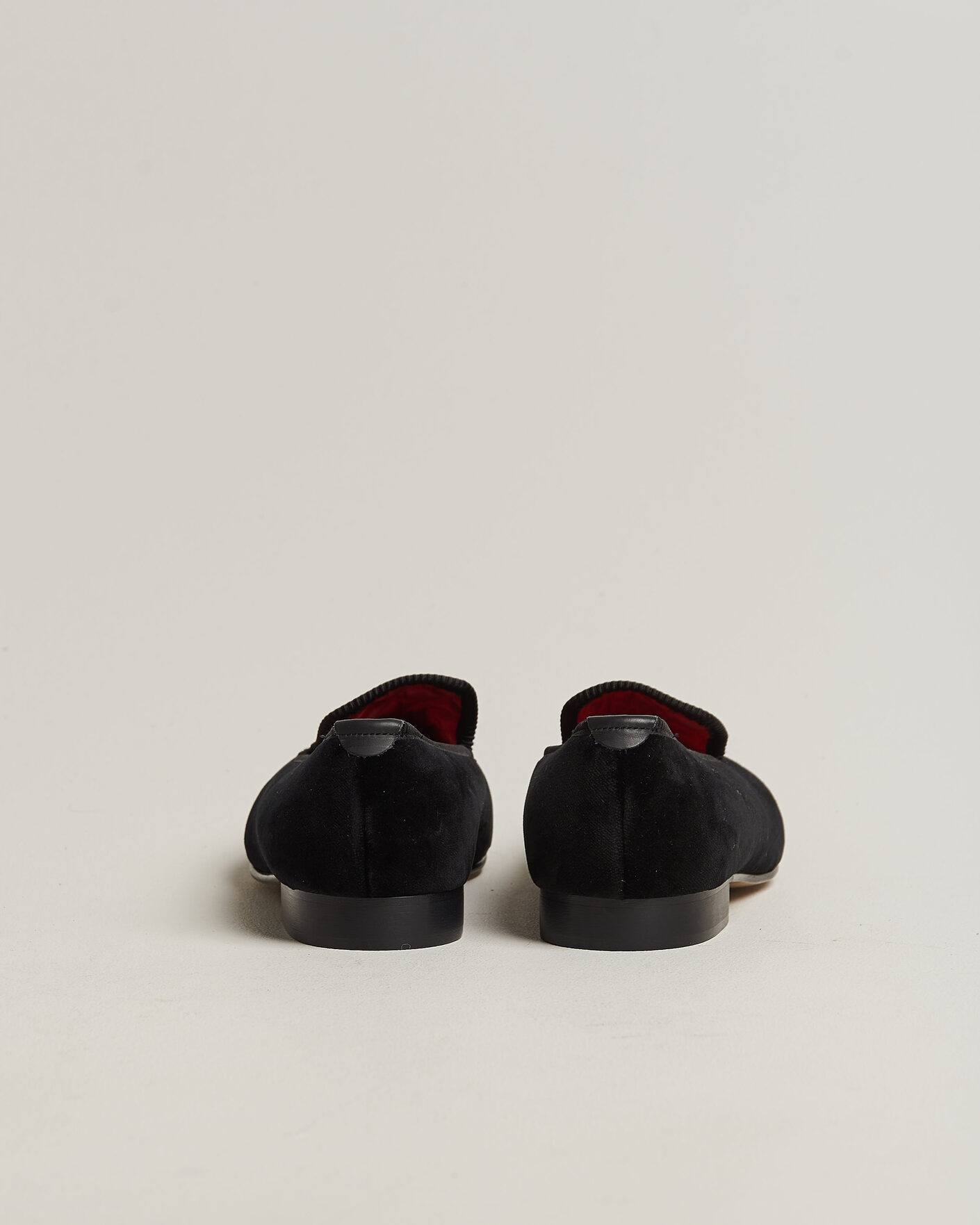Herre | Loafers | Bowhill & Elliott | Plain Albert Pump Black Velvet