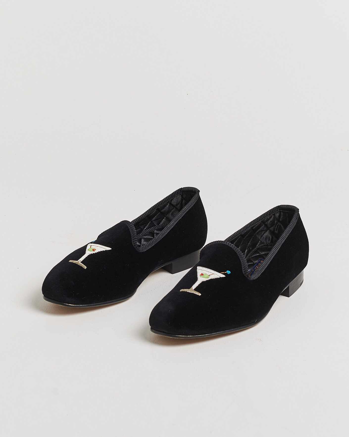 Herre | Loafers | Bowhill & Elliott | Martini Venetian Pump Black Velvet