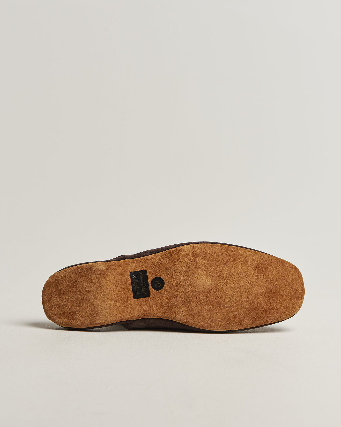Herre | Sandaler og tøfler | Bowhill & Elliott | Mule Slipper Quilt Lining Chocolate Suede