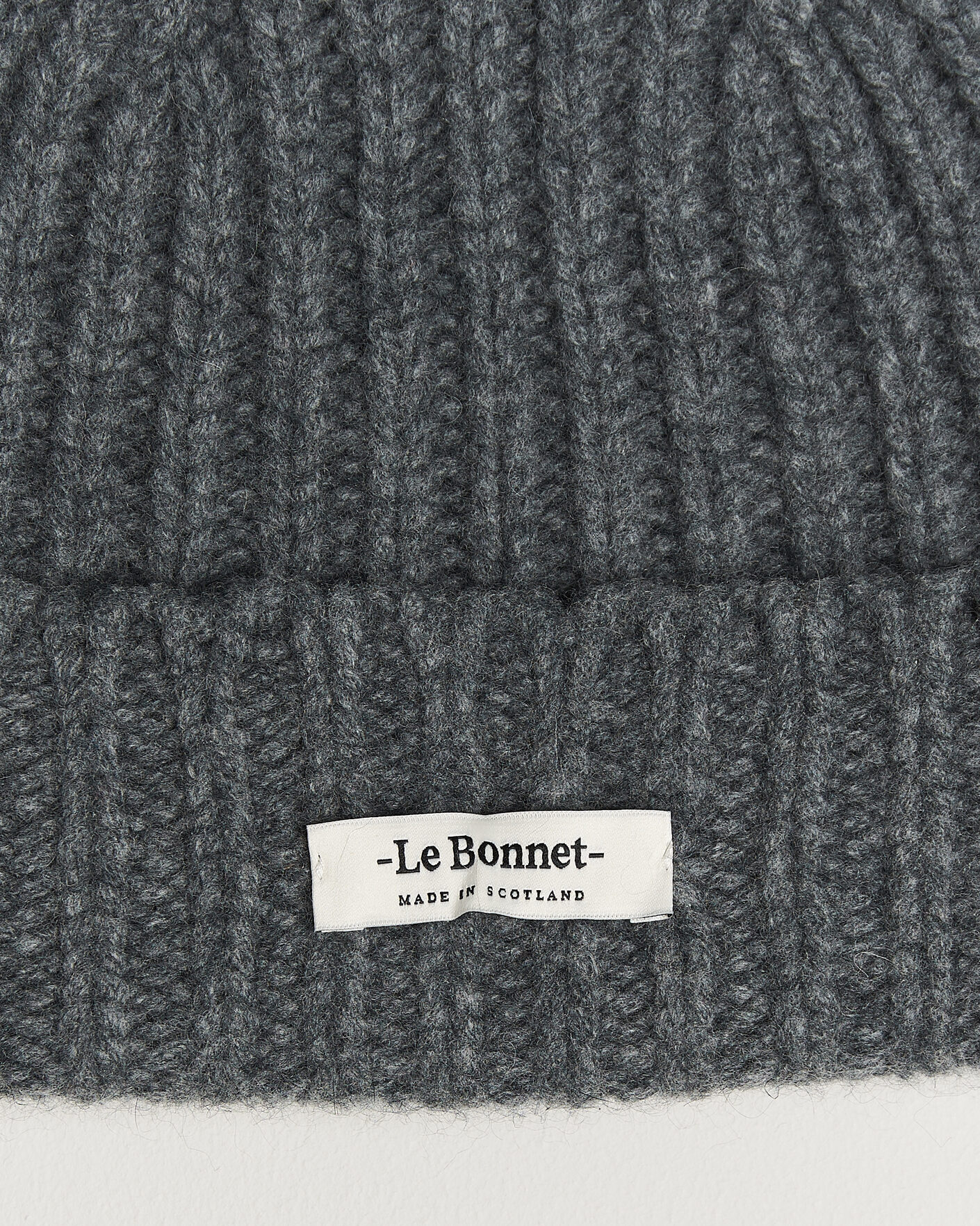 Herre | Luer | Le Bonnet | Le Grand Logo Slate Grey