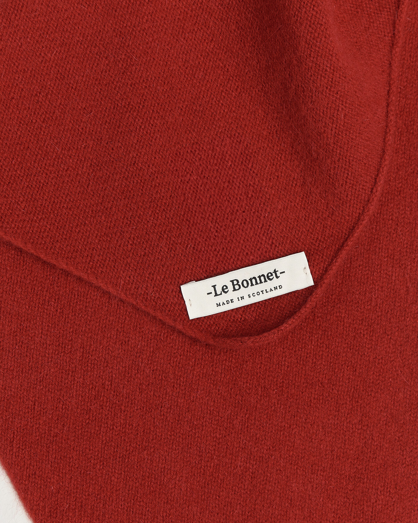 Herre | Scarves | Le Bonnet | Lambswool/Caregora Bandana Framboise