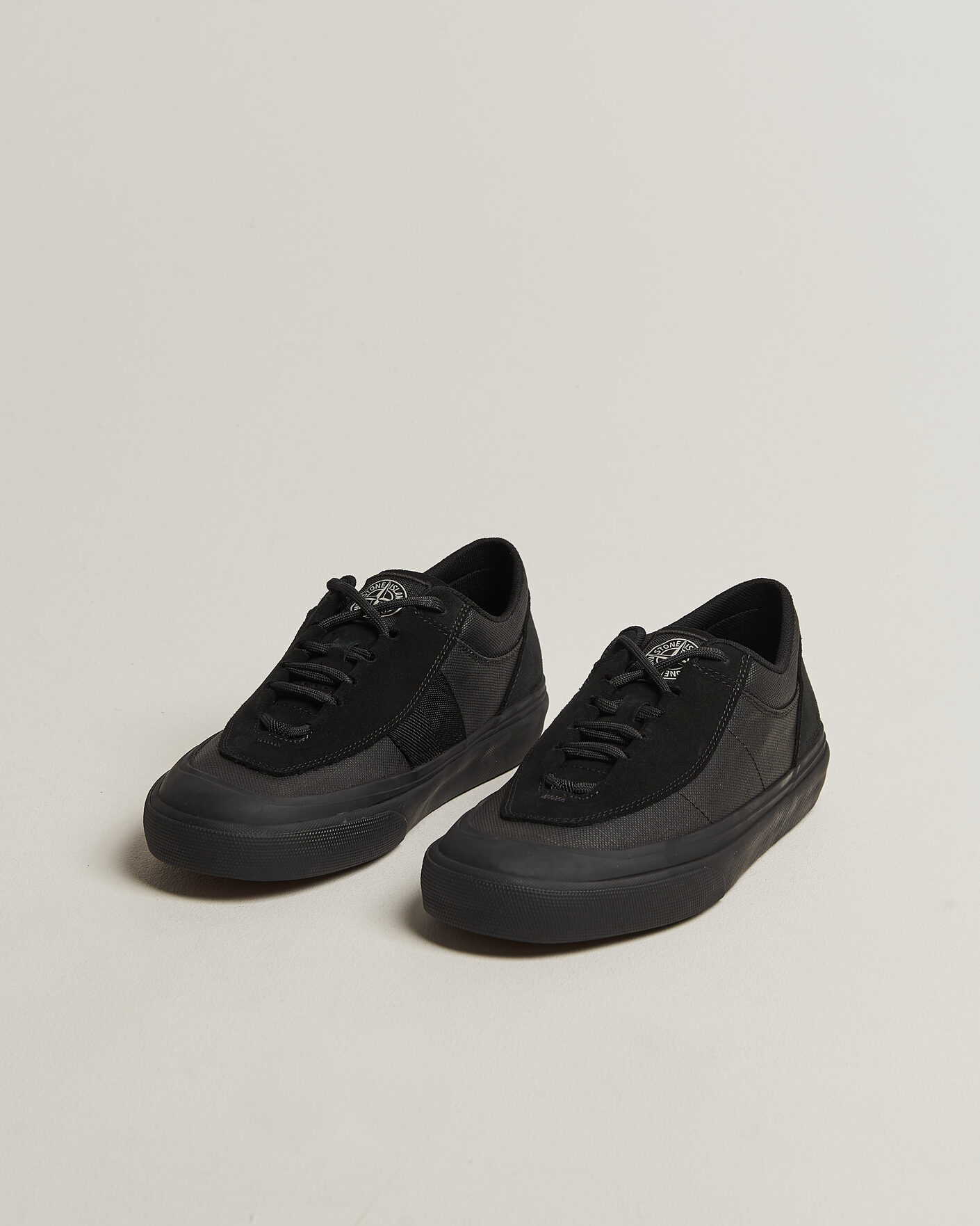 Herre | Sneakers | Stone Island | Low Top Canvas Sneaker Black