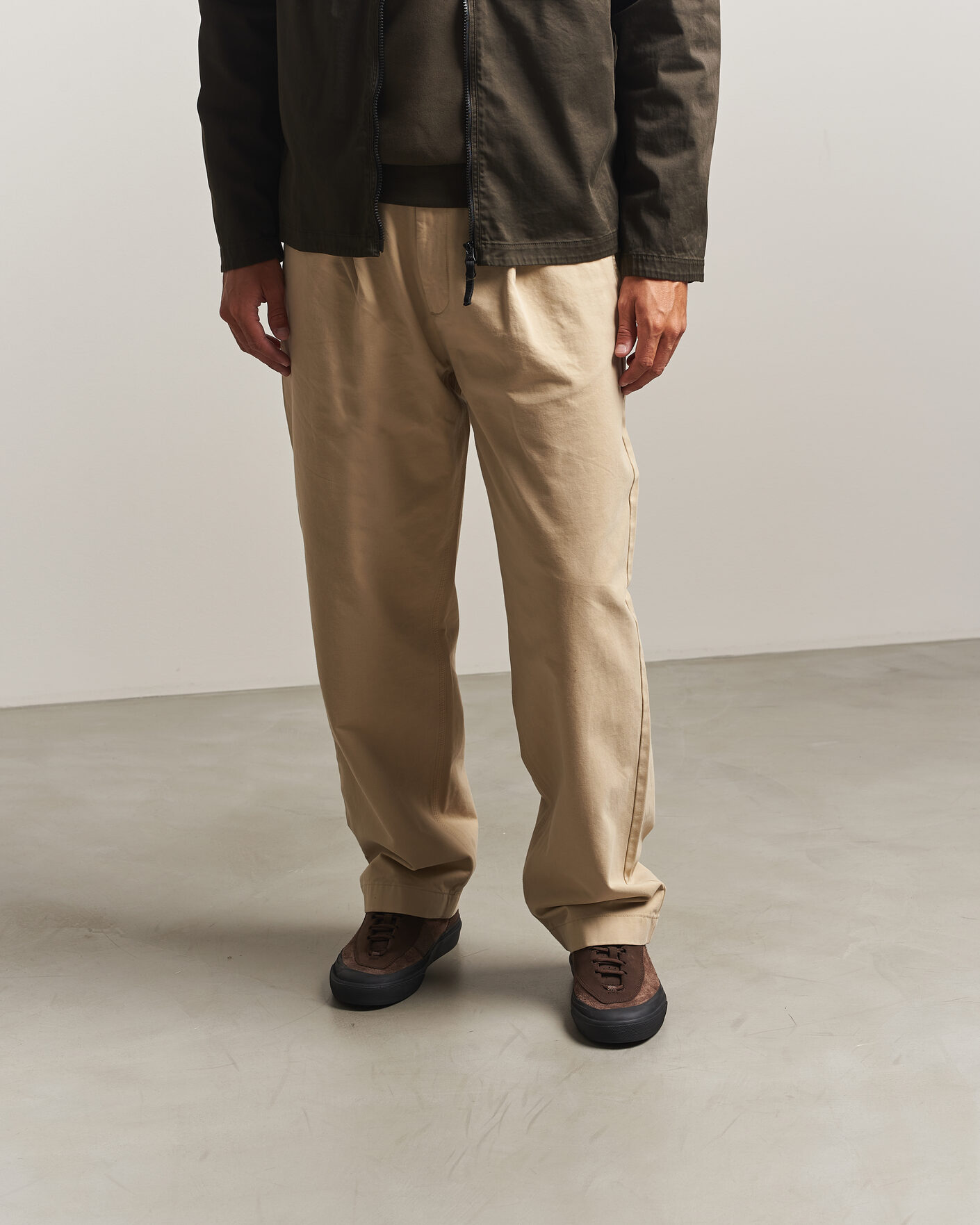 Herre | Sneakers | Stone Island | Low Top Suede Sneaker Umber