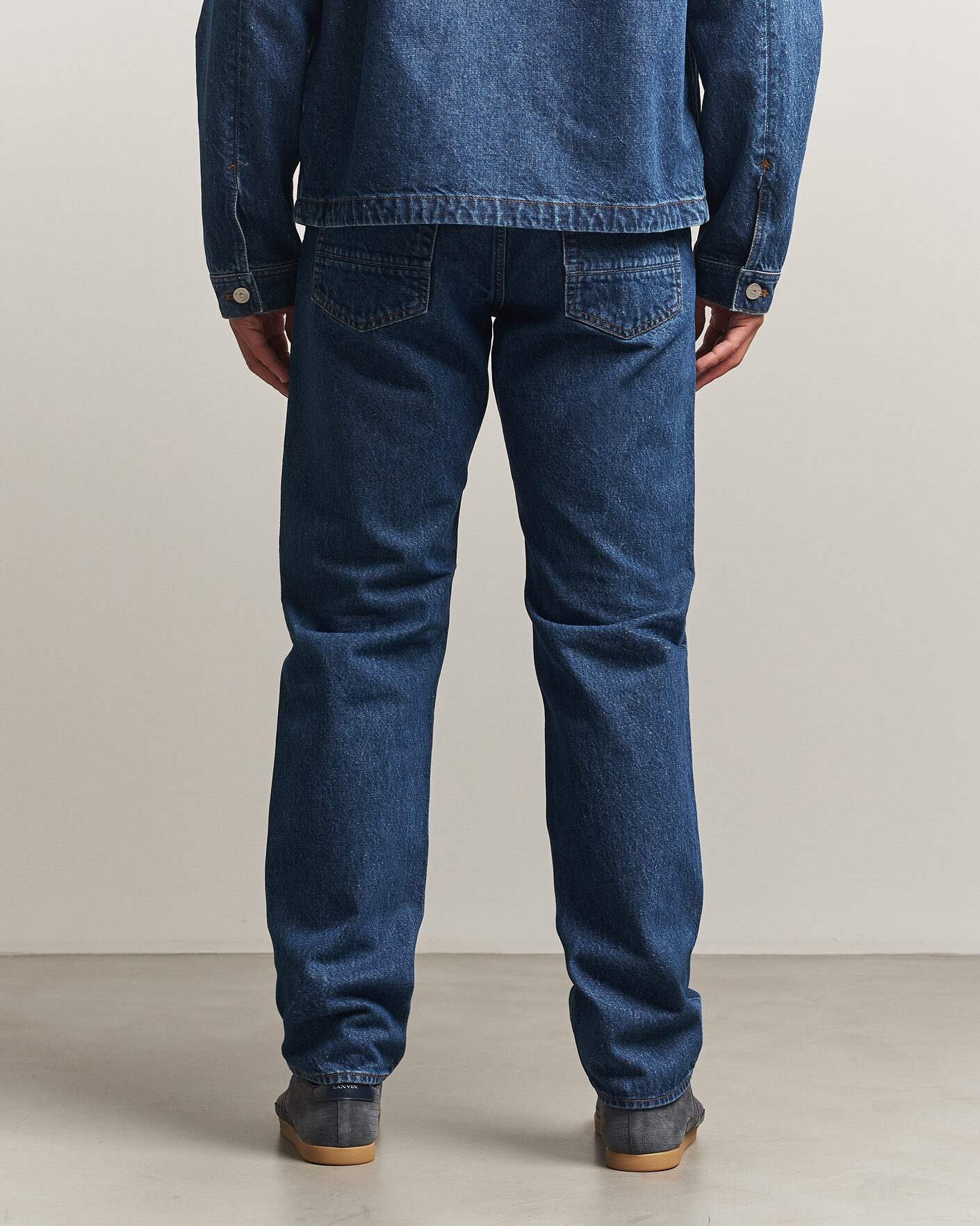 Herre | Jeans | Stone Island | Regular Straight Fit Indigo Jeans Blue Medium Wash