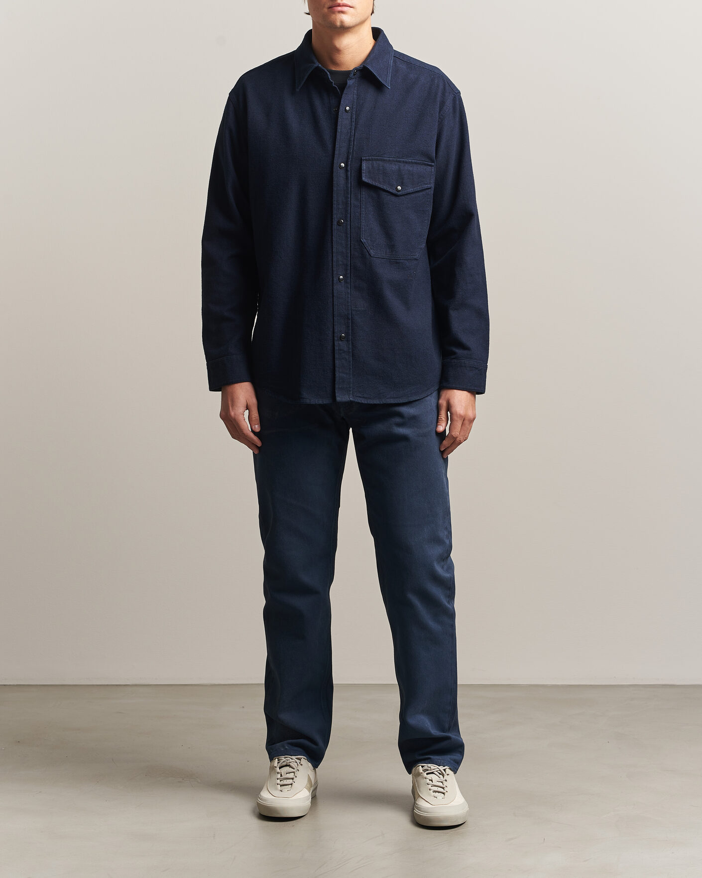 Herre | Jeans | Stone Island | Hand Sprayed Reflective Bull Denim Jeans Slate Blue