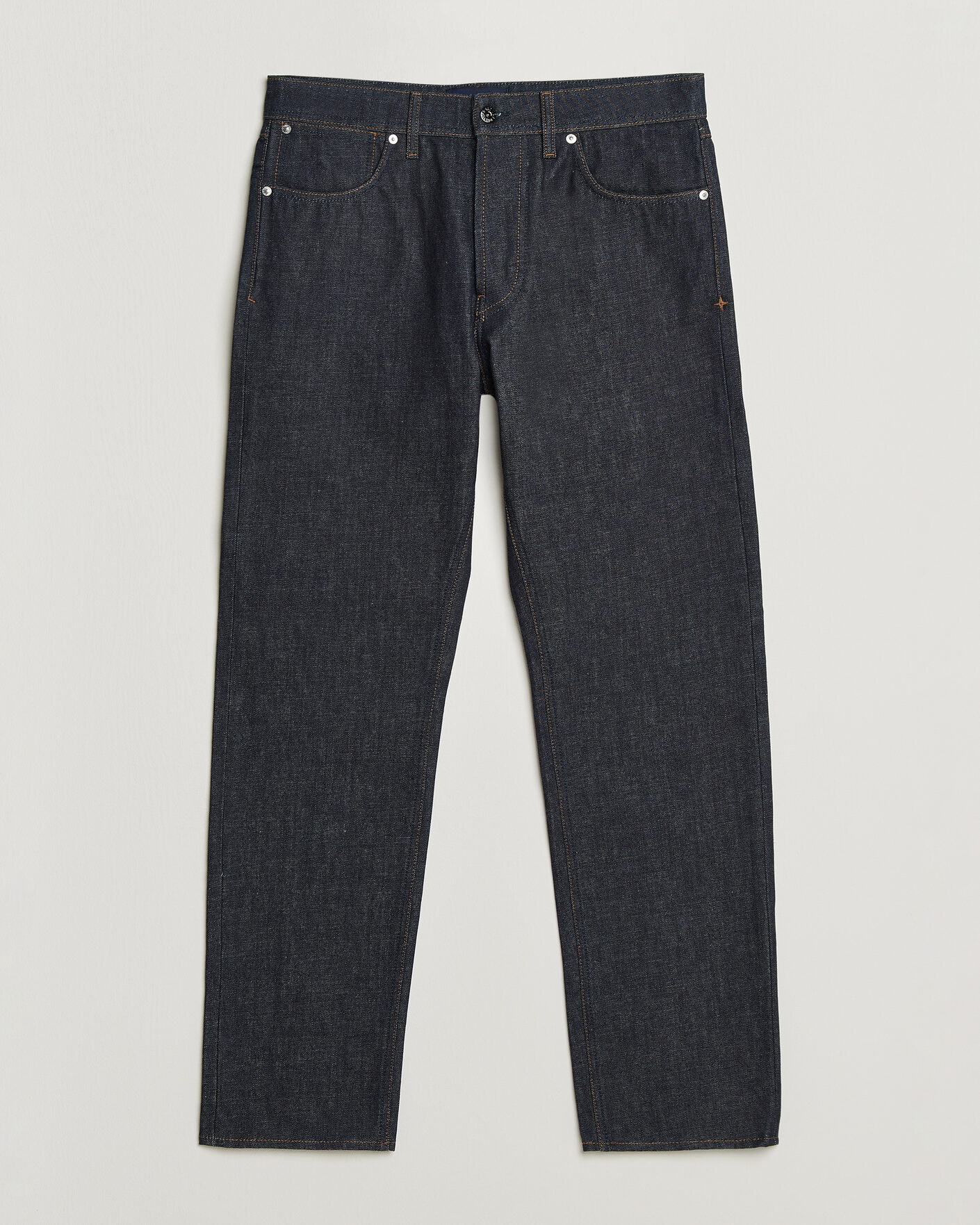 Herre | Jeans | Stone Island | Regular Straight Fit Indigo Jeans Blue Raw