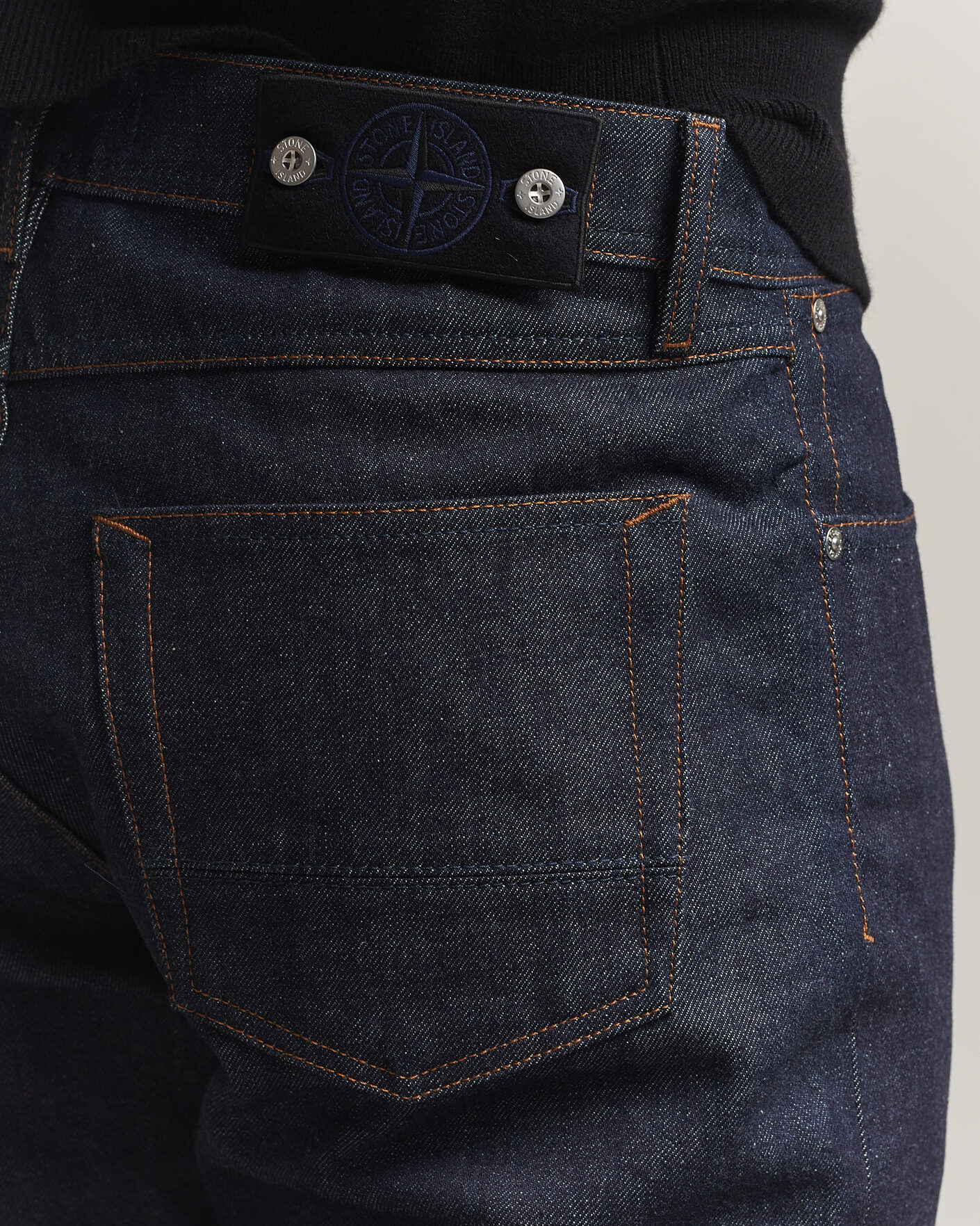 Herre | Jeans | Stone Island | Regular Straight Fit Indigo Jeans Blue Raw