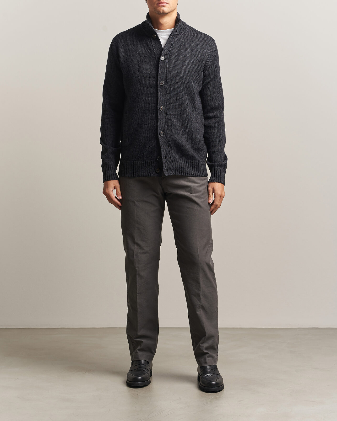 Herre | Gensere | Zanone | Virgin Merino Wool Chioto Grey Melange