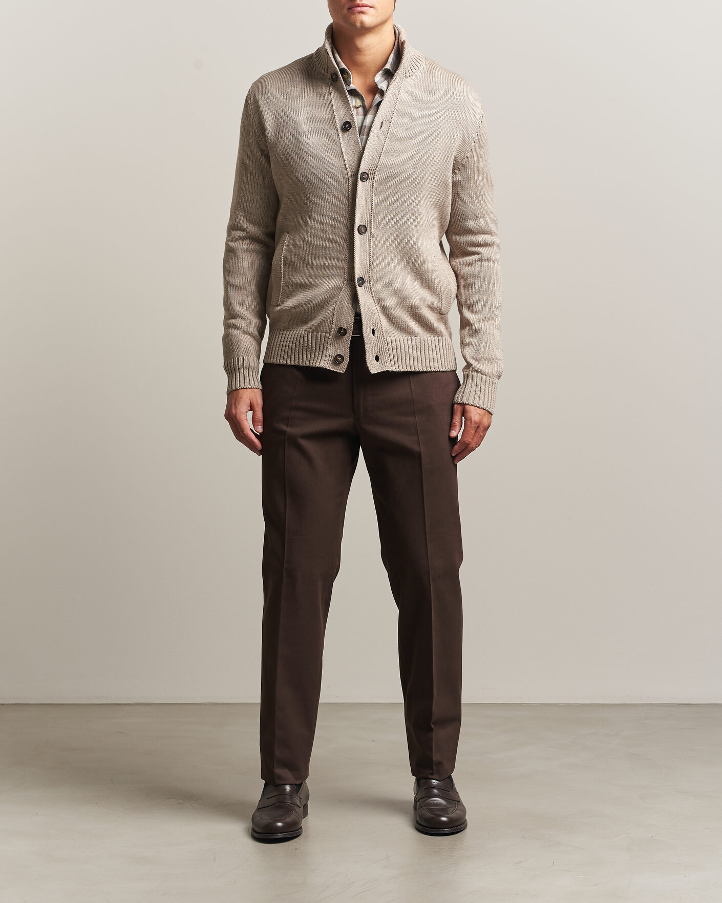 Herre | Gensere | Zanone | Virgin Merino Wool Chioto Beige