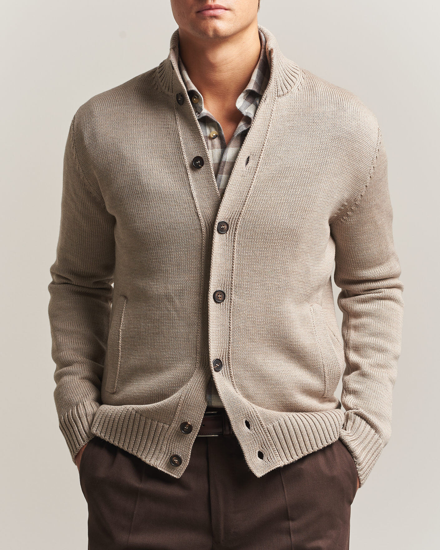 Herre | Gensere | Zanone | Virgin Merino Wool Chioto Beige