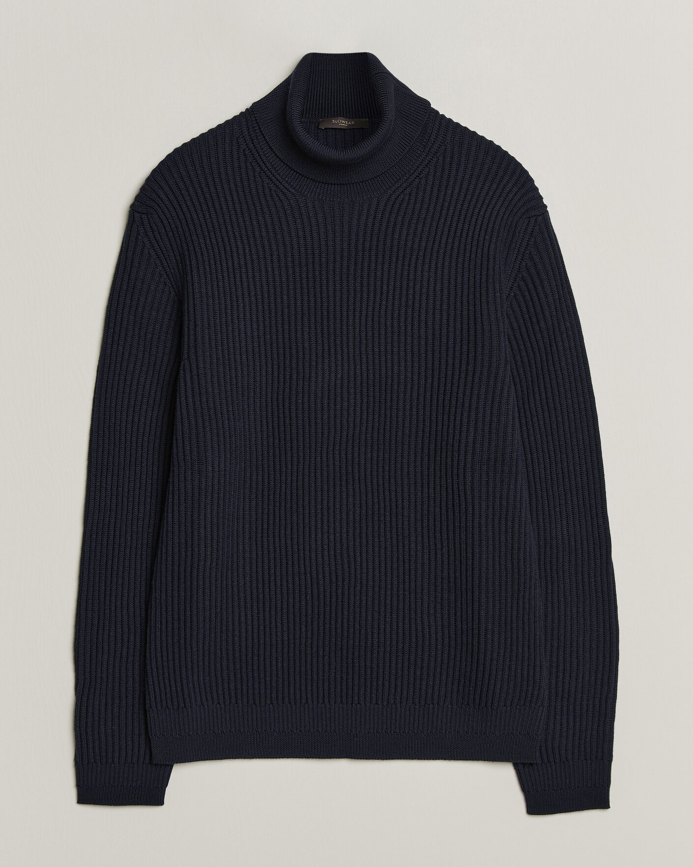 Herre | Gensere | Zanone | Fishermans Rib Rollneck Navy