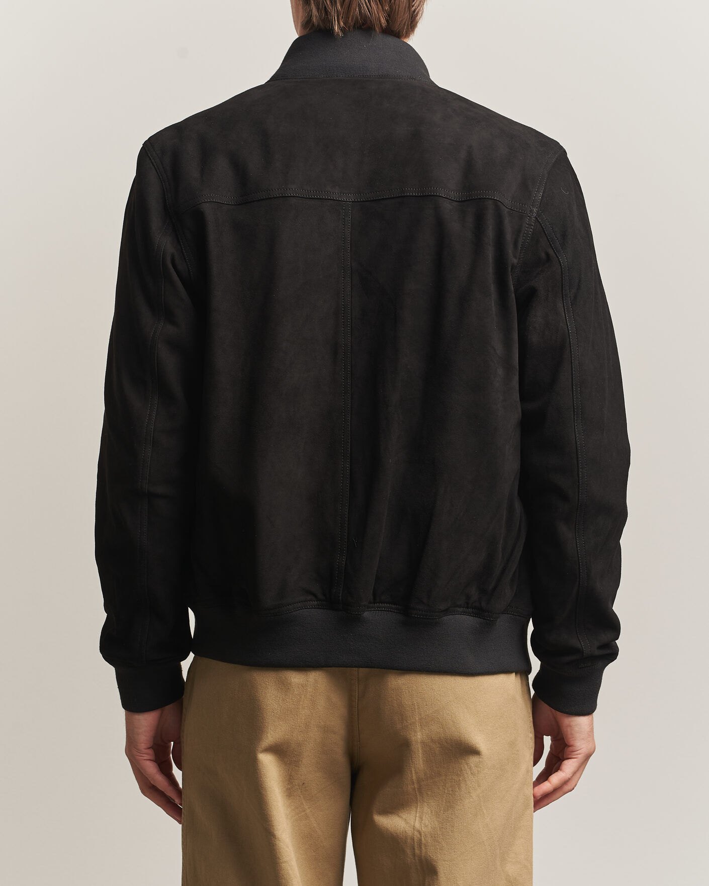 Herre | Jakker | Baracuta | Suede Blouson Jacket Black