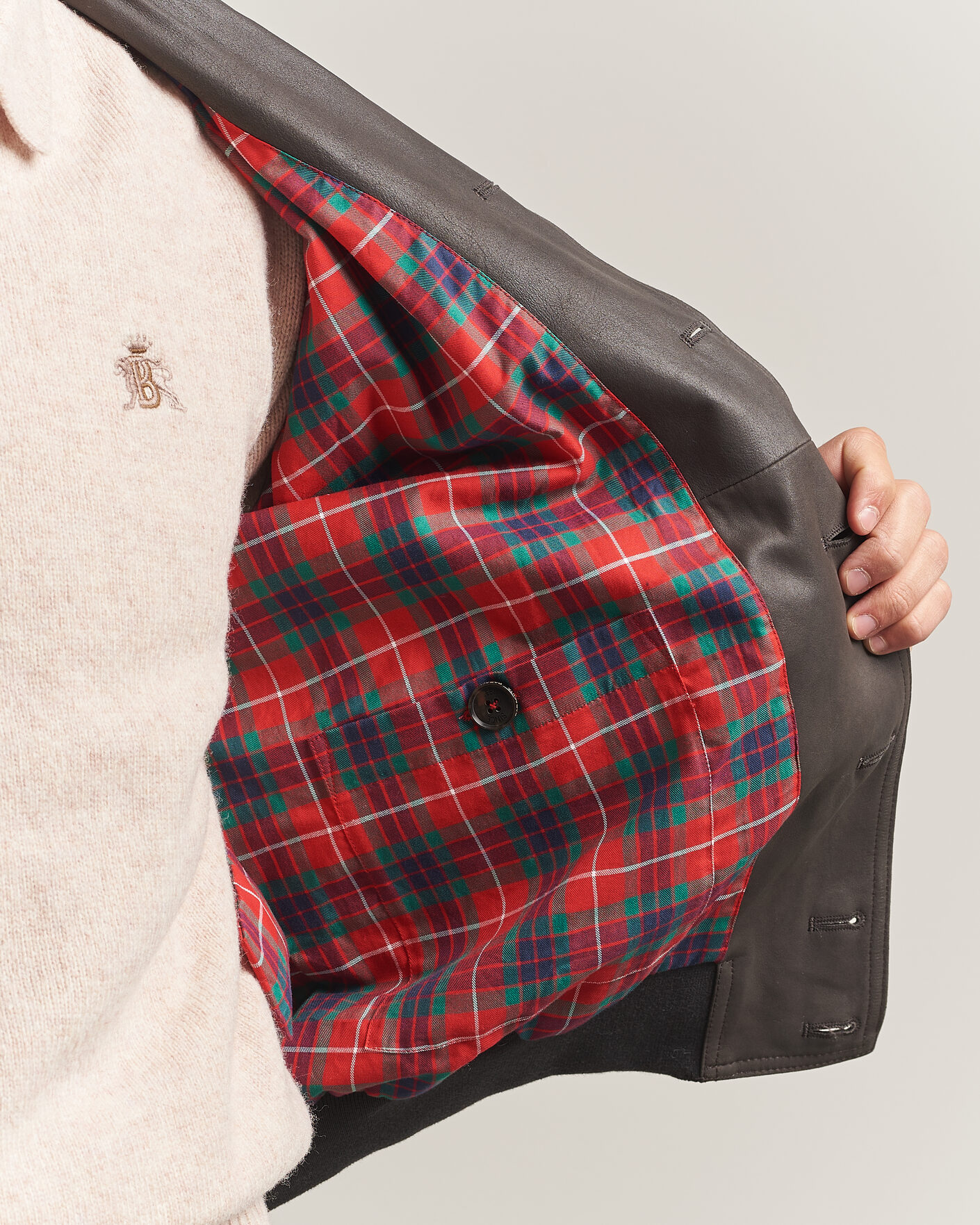 Herre | Jakker | Baracuta | Suede Blouson Jacket December Sky