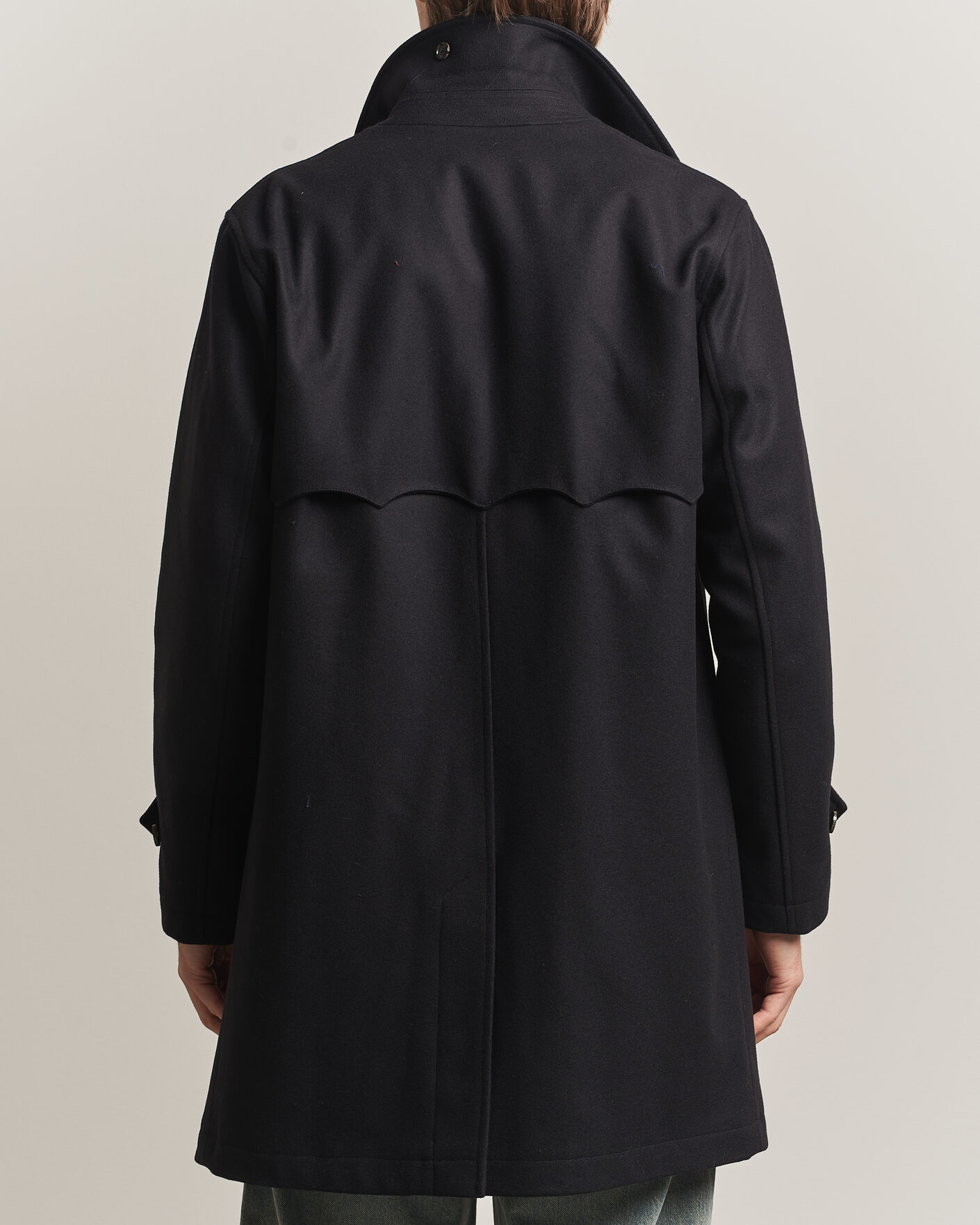 Herre | Jakker | Baracuta | G10 Melton Wool Coat Black