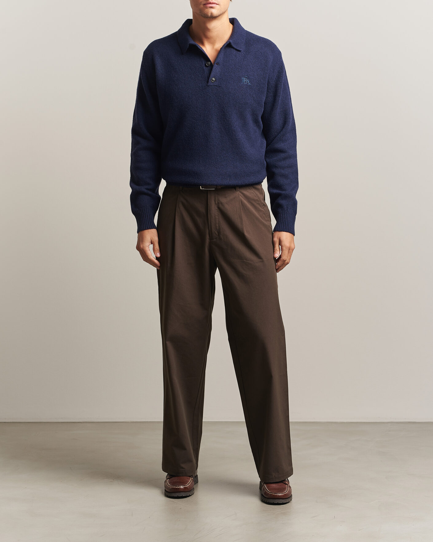 Herre | Gensere | Baracuta | Shetland Polo Navy