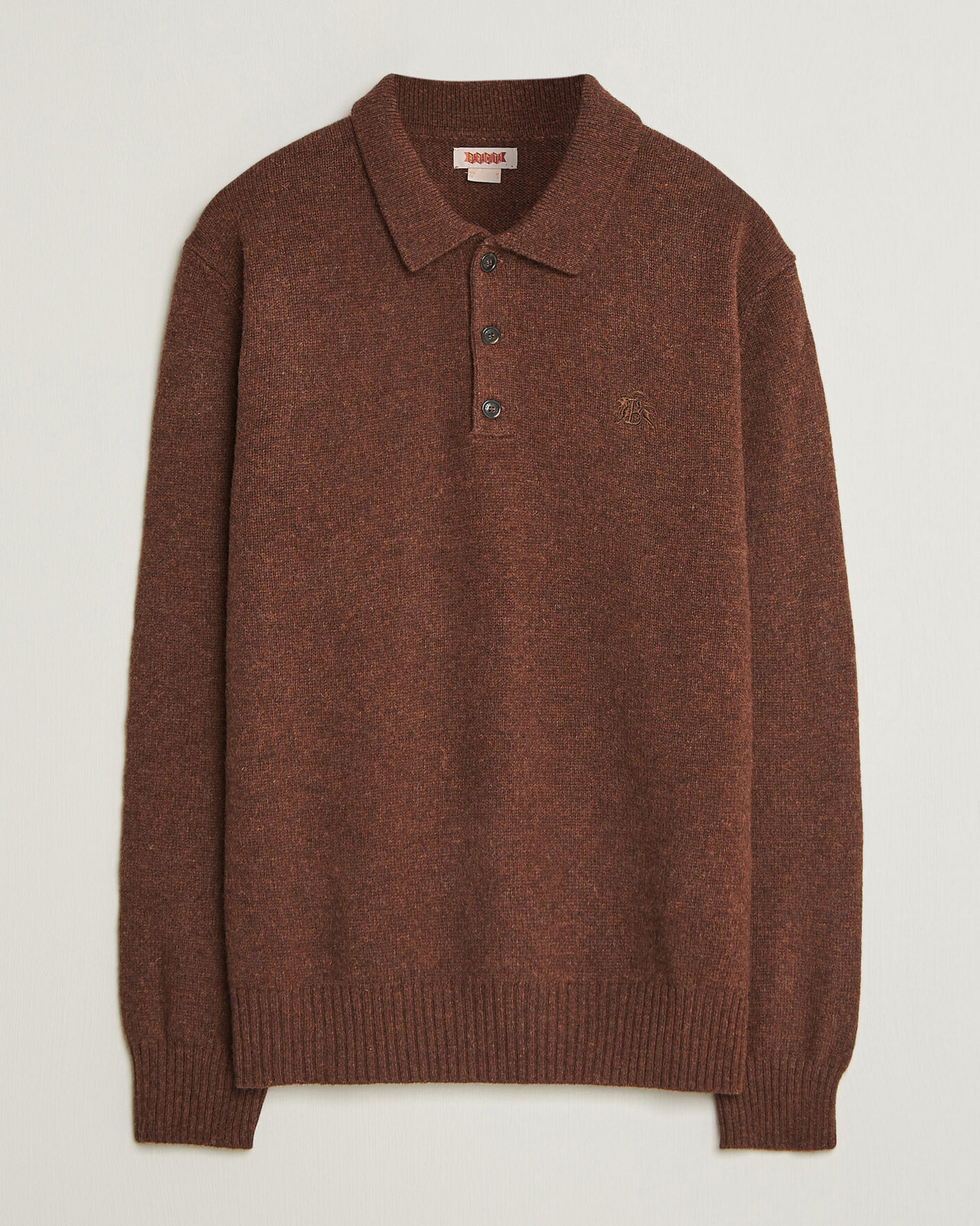Herre | Gensere | Baracuta | Shetland Polo Slate Black