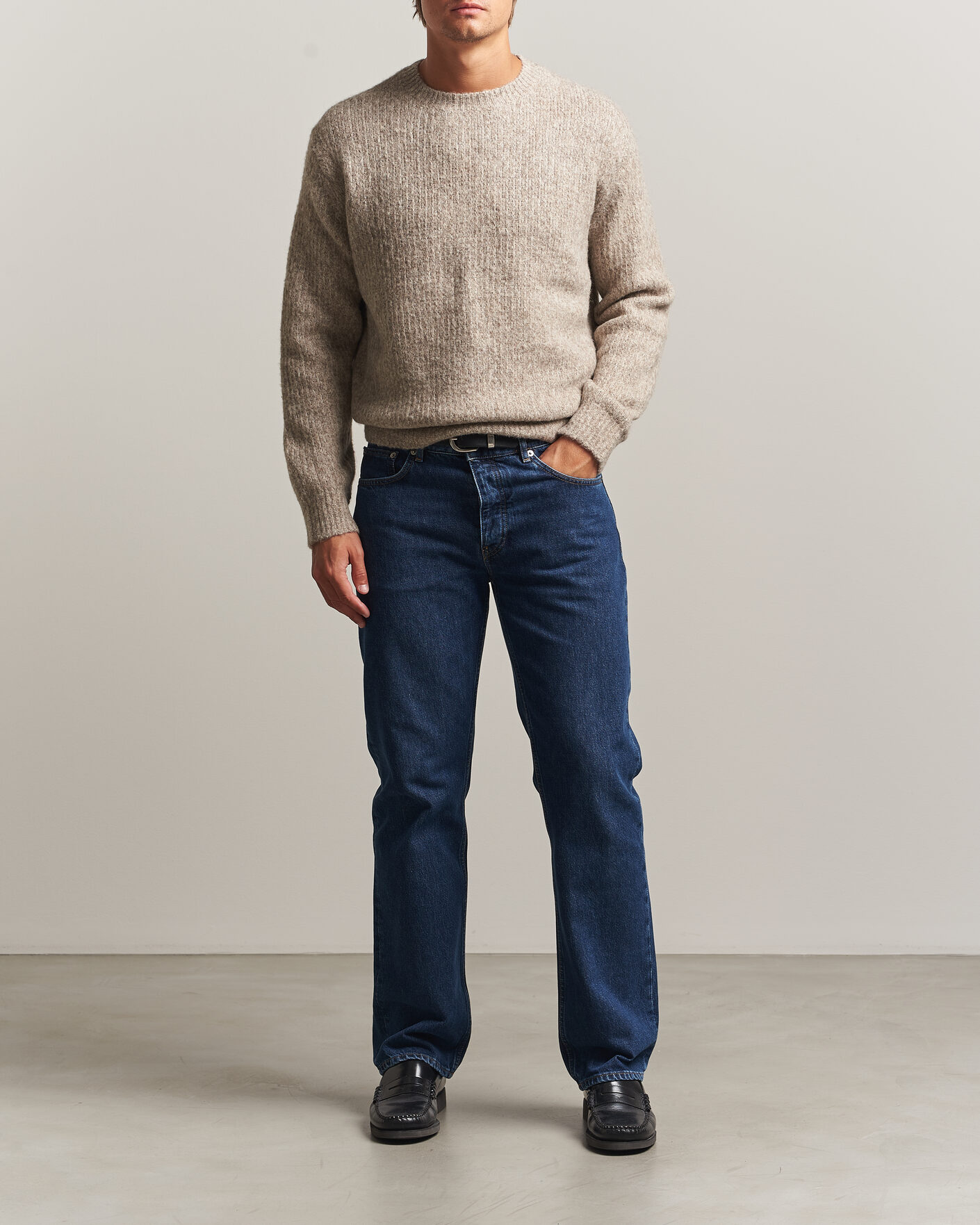 Herre | Gensere | Sunflower | Yak Sweater Dark Oat