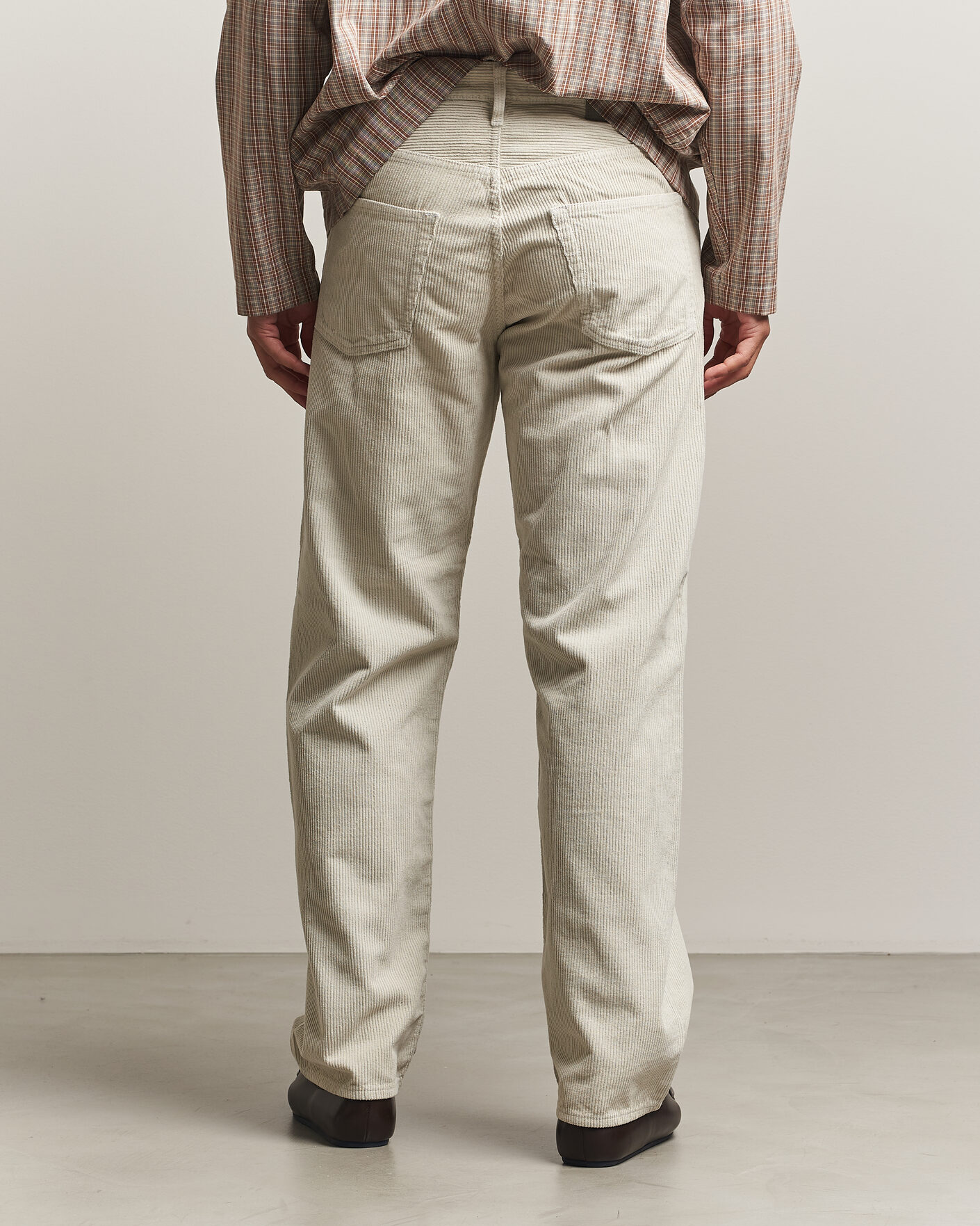 Herre | Jeans | Sunflower | Loose Corduroy Pants Ivory