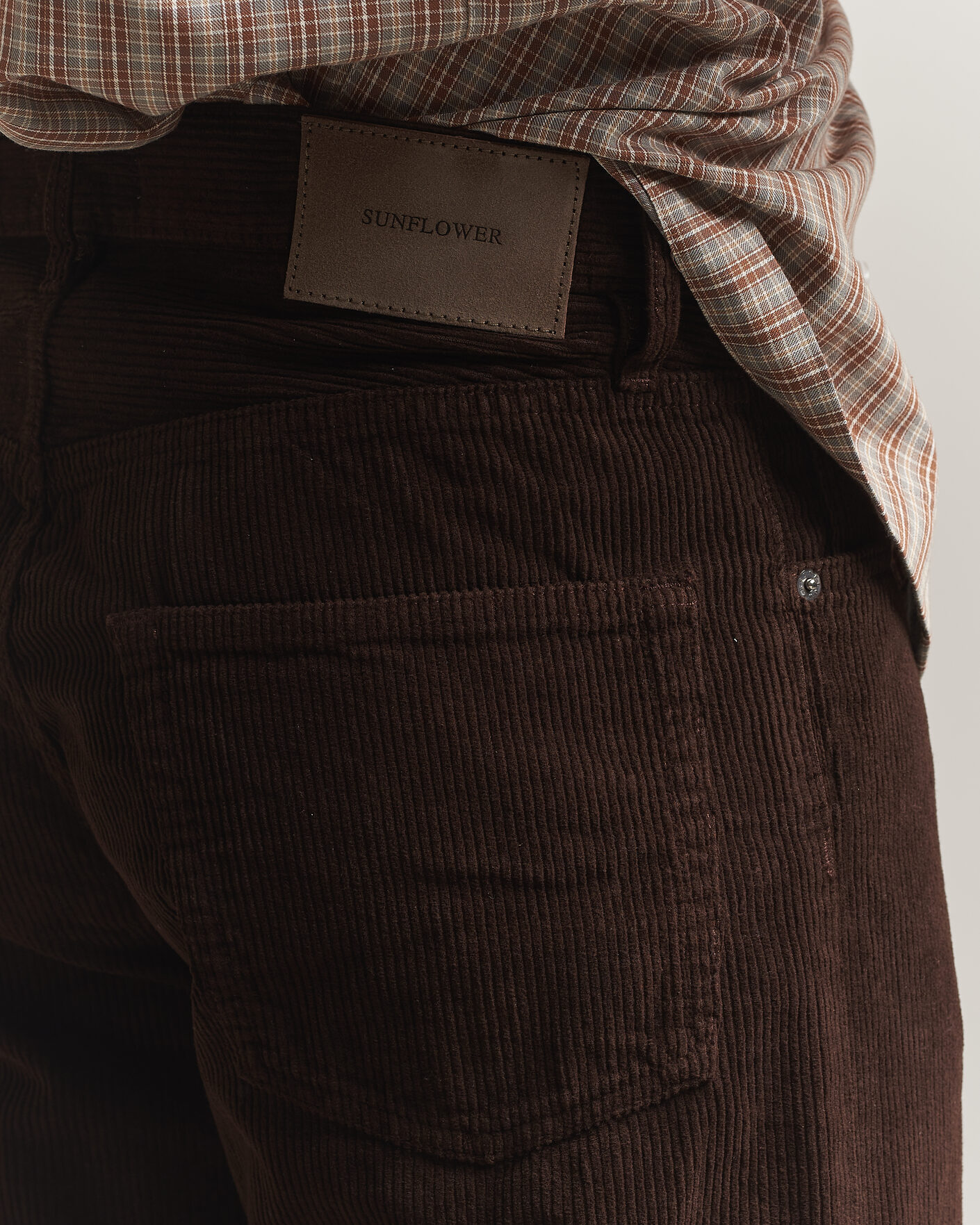 Herre | Bukser | Sunflower | Loose Corduroy Pants Brown