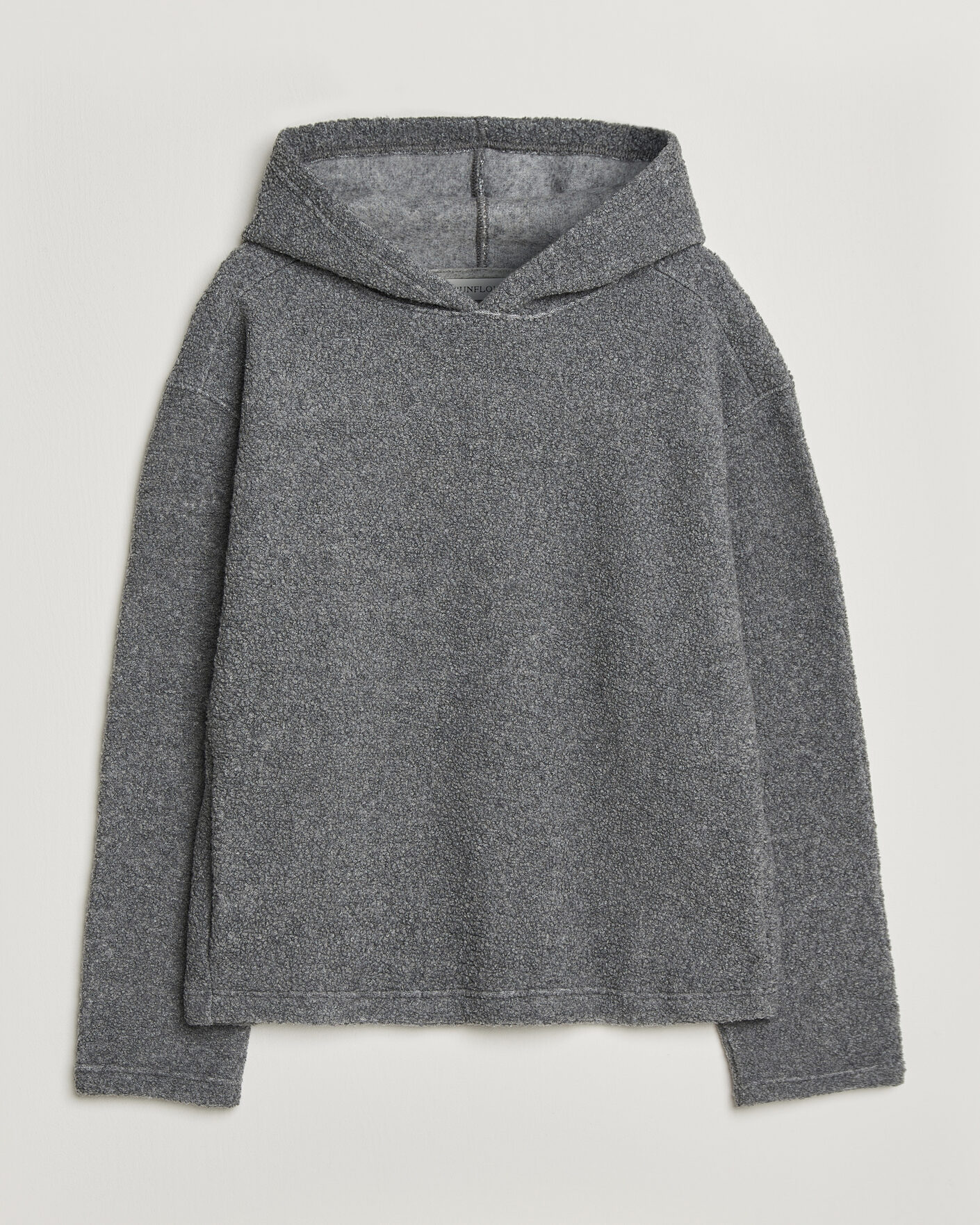 Herre | Gensere | Sunflower | Wool Hoodie Grey Melange