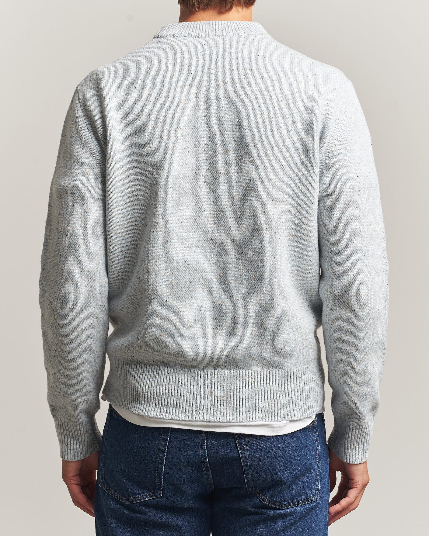 Herre | Gensere | Sunflower | Moon Donegal Sweater Light Blue