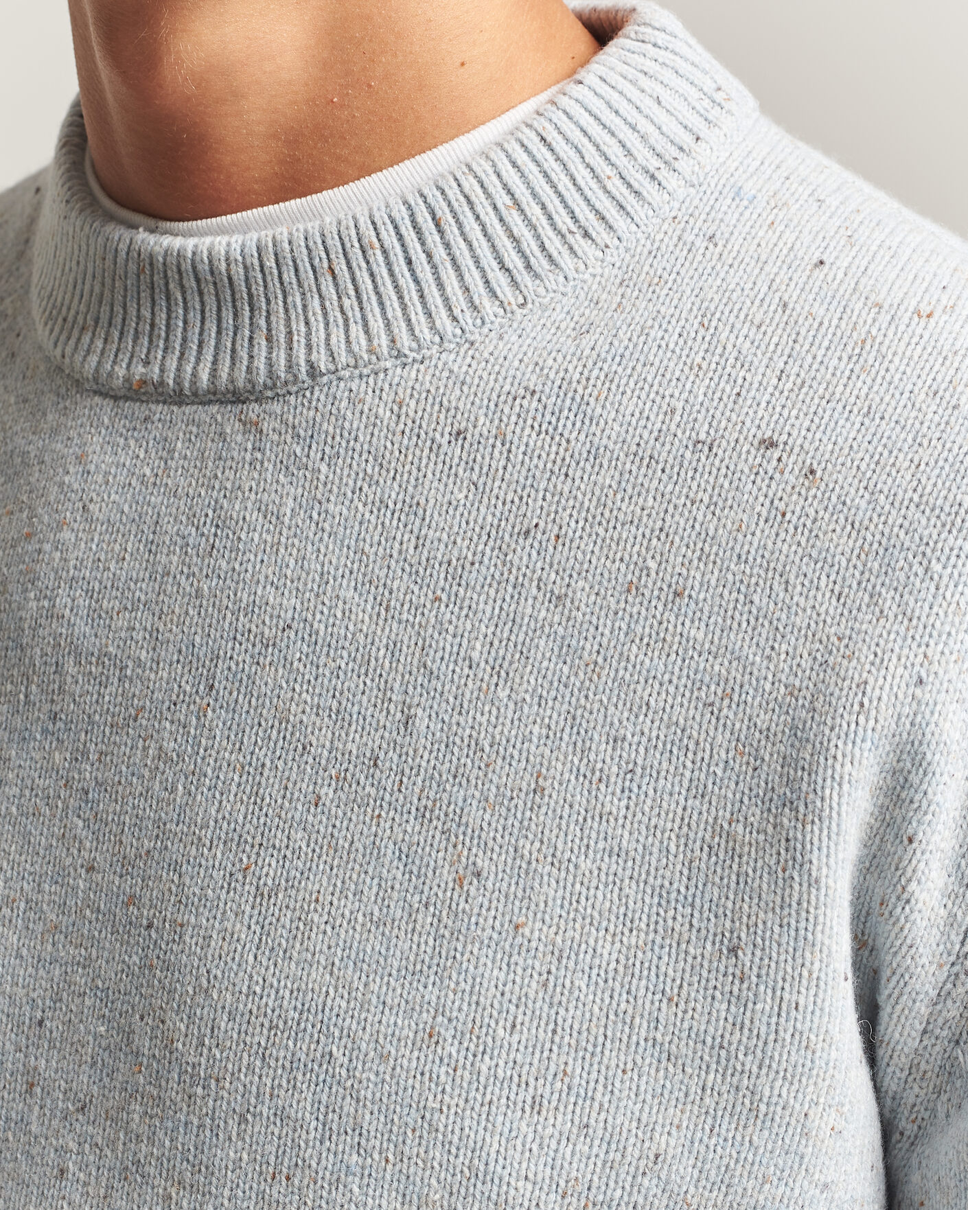 Herre | Gensere | Sunflower | Moon Donegal Sweater Light Blue