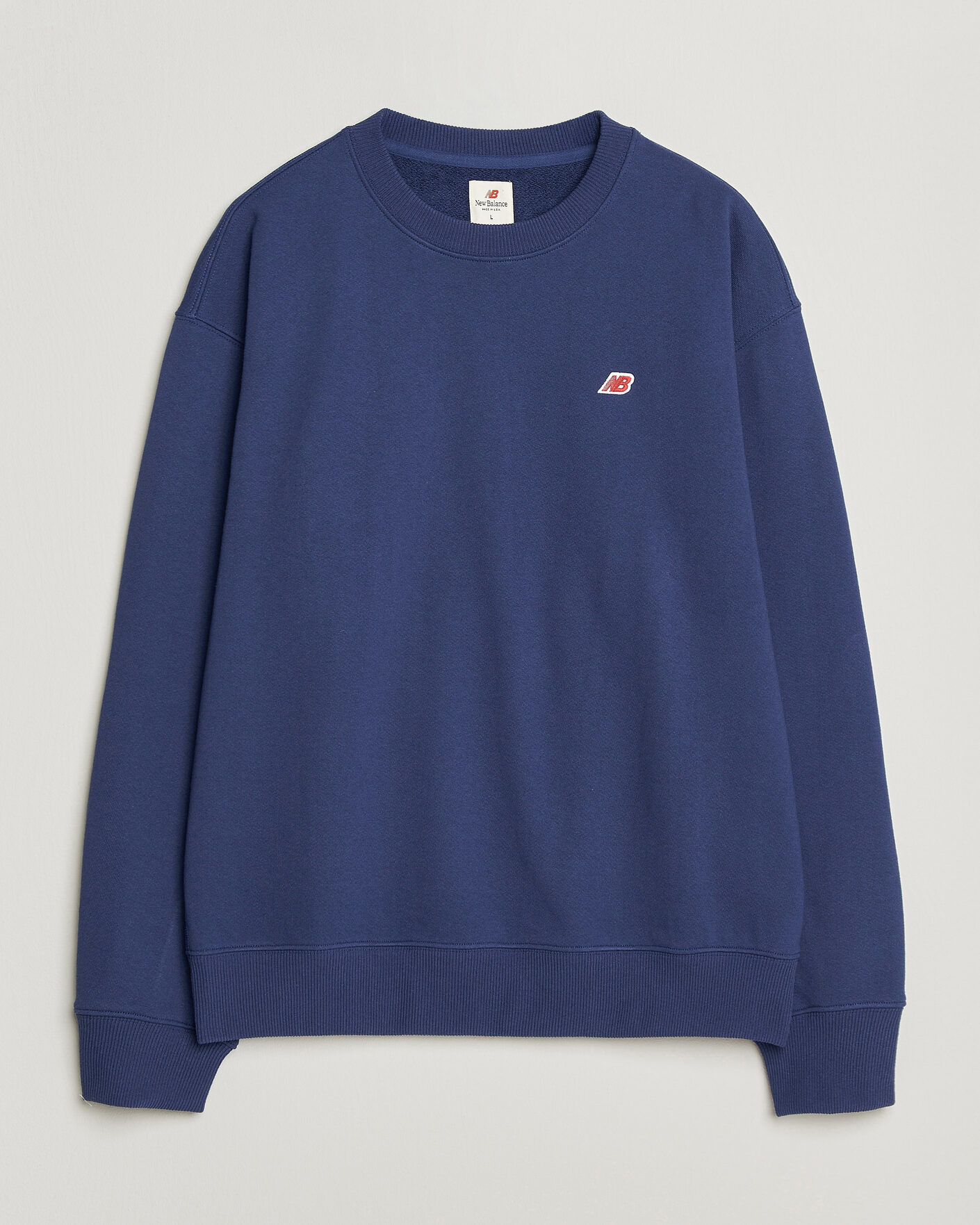 Herre | Gensere | New Balance Made In US & UK | New Balance Made in Made In USA Core Sweatshirt Blue Oyster