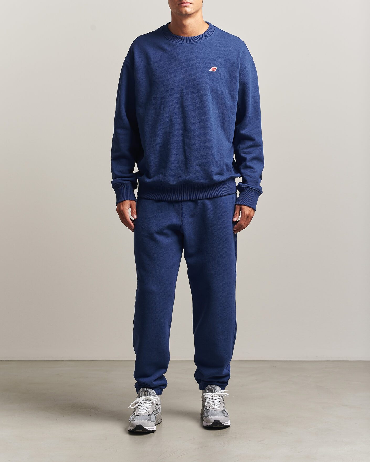 Herre | Gensere | New Balance Made In US & UK | New Balance Made in Made In USA Core Sweatshirt Blue Oyster